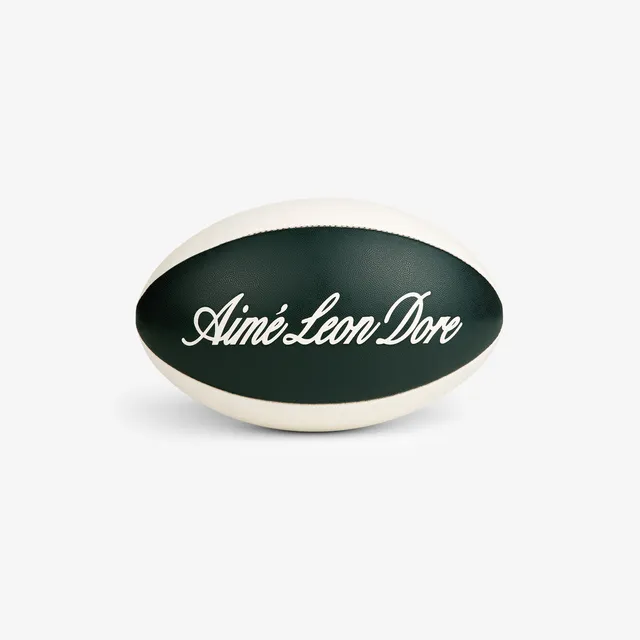 aim-leon-dore-script-rugby-ball-gr-n-creme image 1