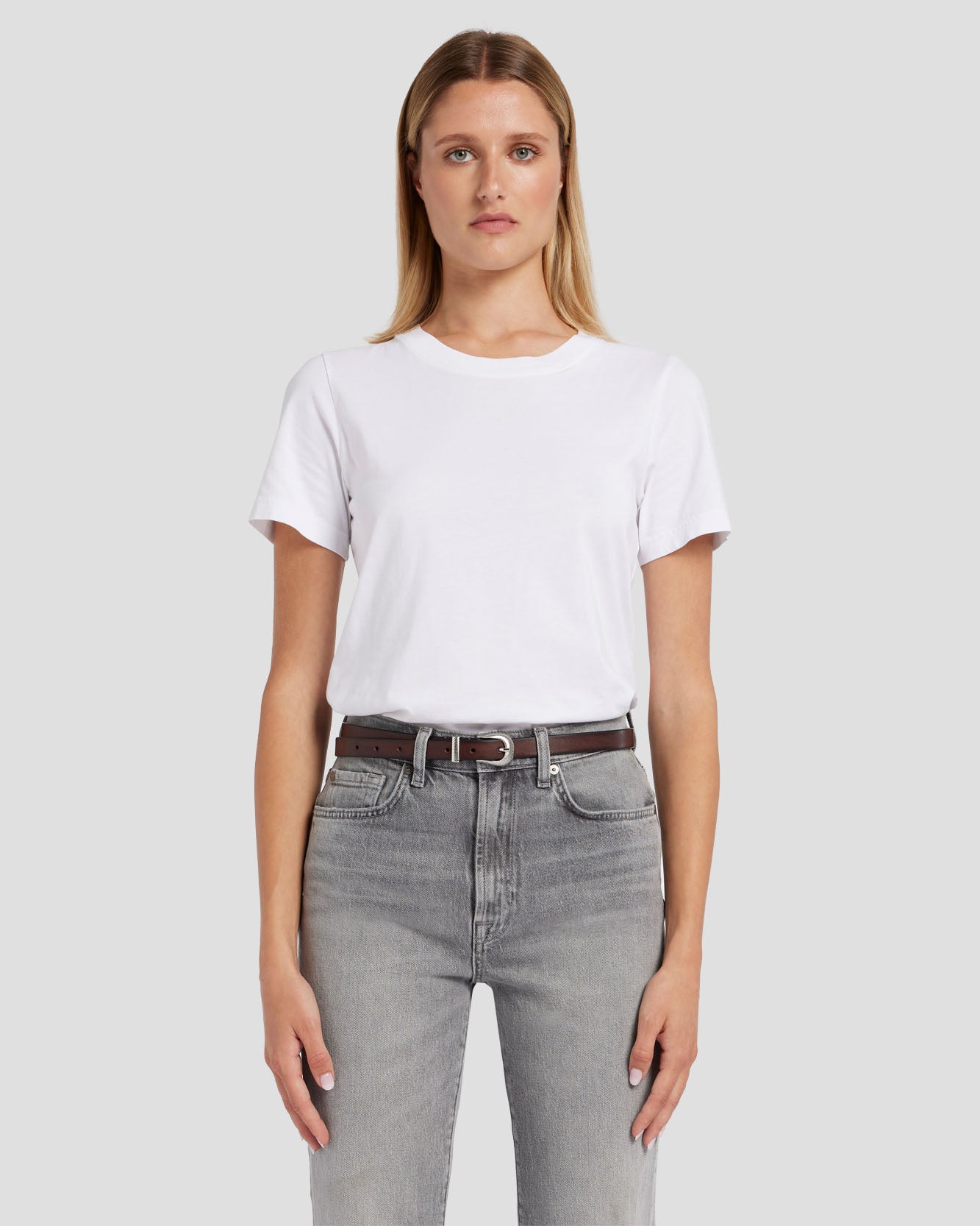 7-for-all-mankind-skinny-leather-western-belt-dark-brown image 2