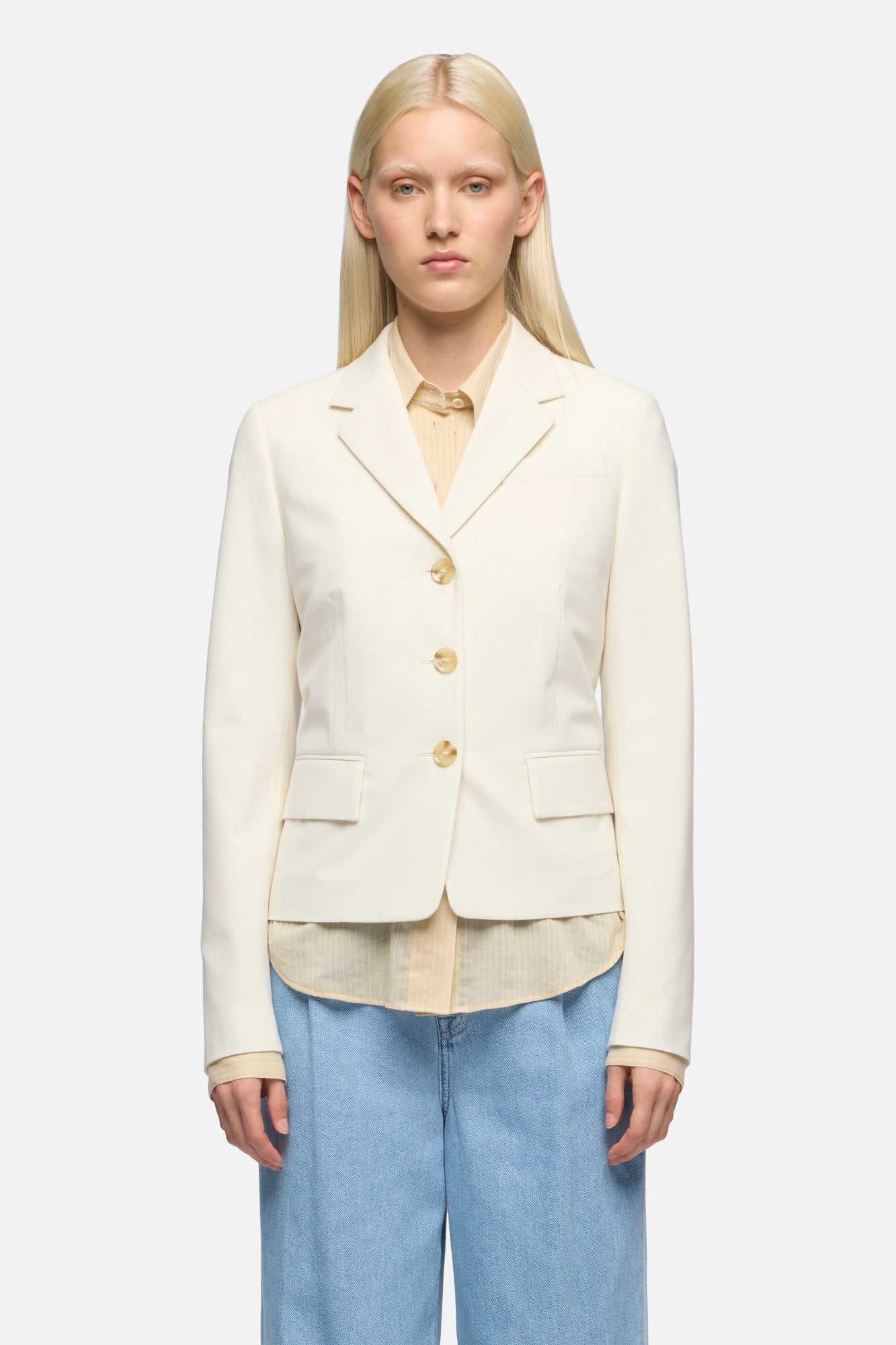 7-for-all-mankind-fitted-blazer-wollmix-wei-damen image 3