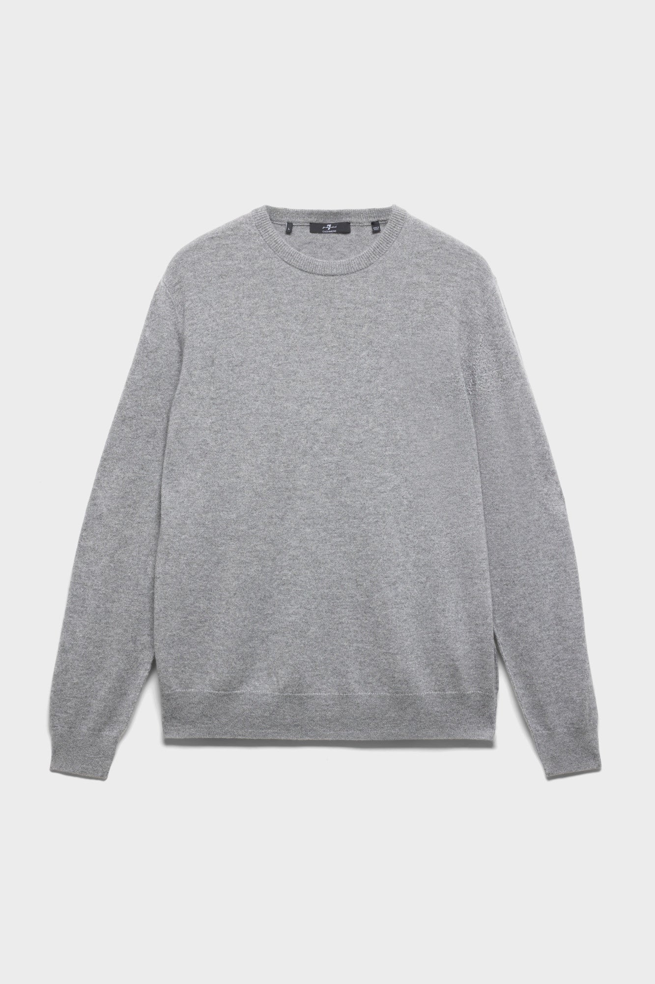 7-for-all-mankind-crewneck-sweater-cashmere-slate-herren image 1