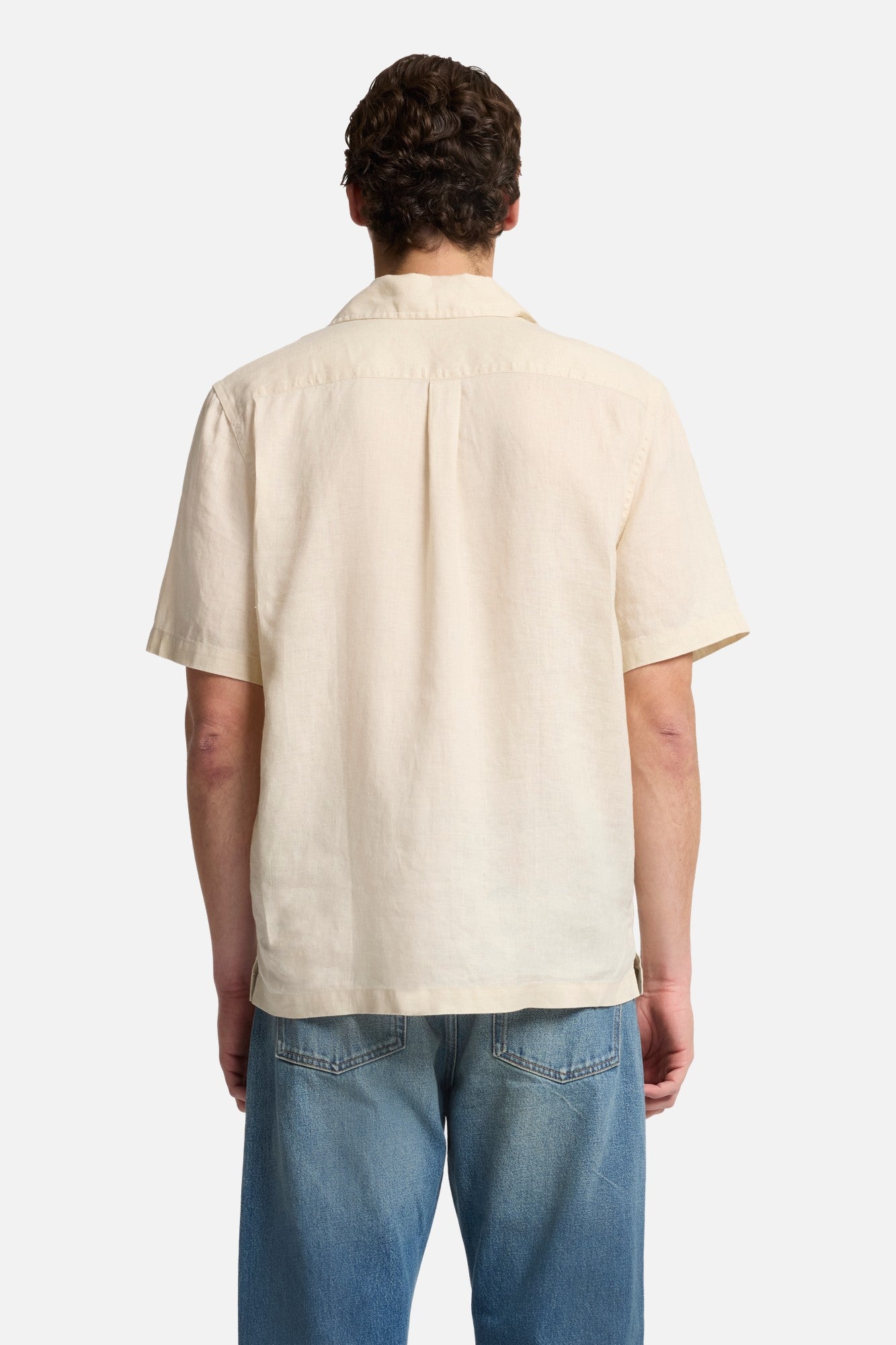 7-for-all-mankind-linen-camp-shirt-kurzarm-in-bone image 5