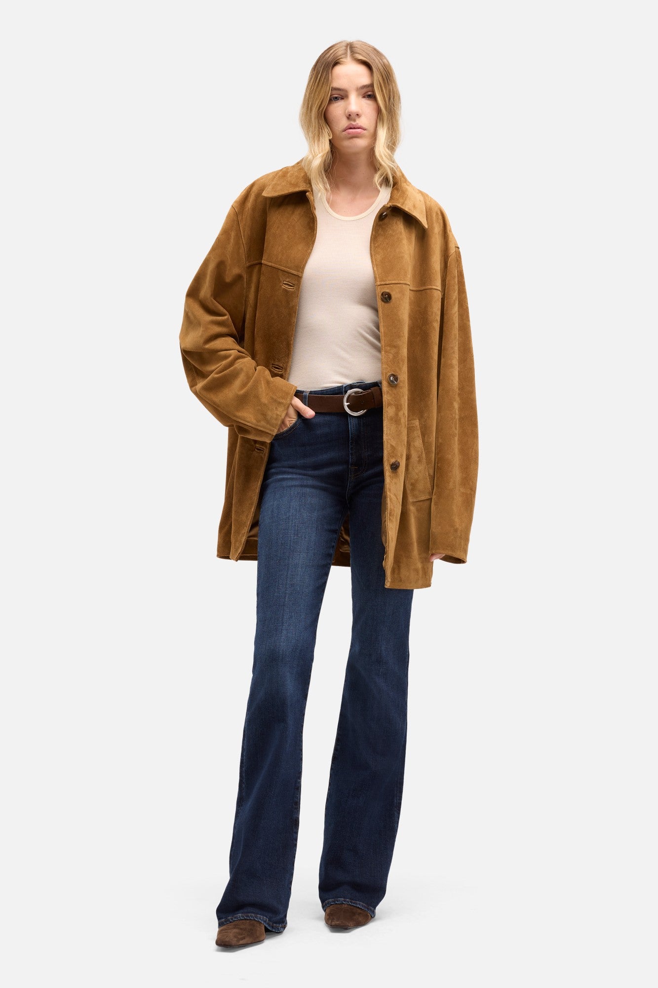 7-for-all-mankind-leggy-bootcut-damen-jeans-in-slim-illusion-midnight-fade image 2