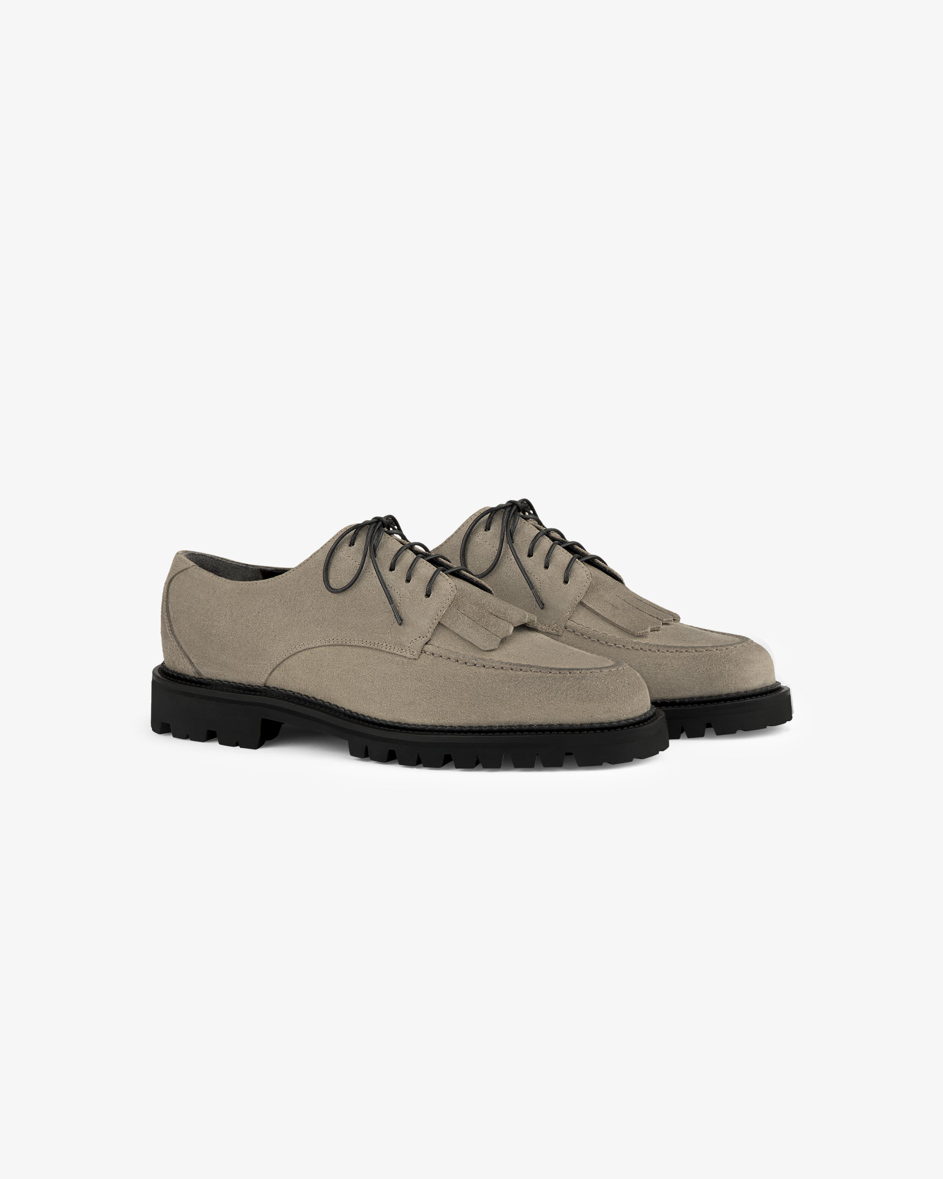 aim-leon-dore-suede-lug-sole-derby-oliv-kalbs-suede-made-in-italy image 2