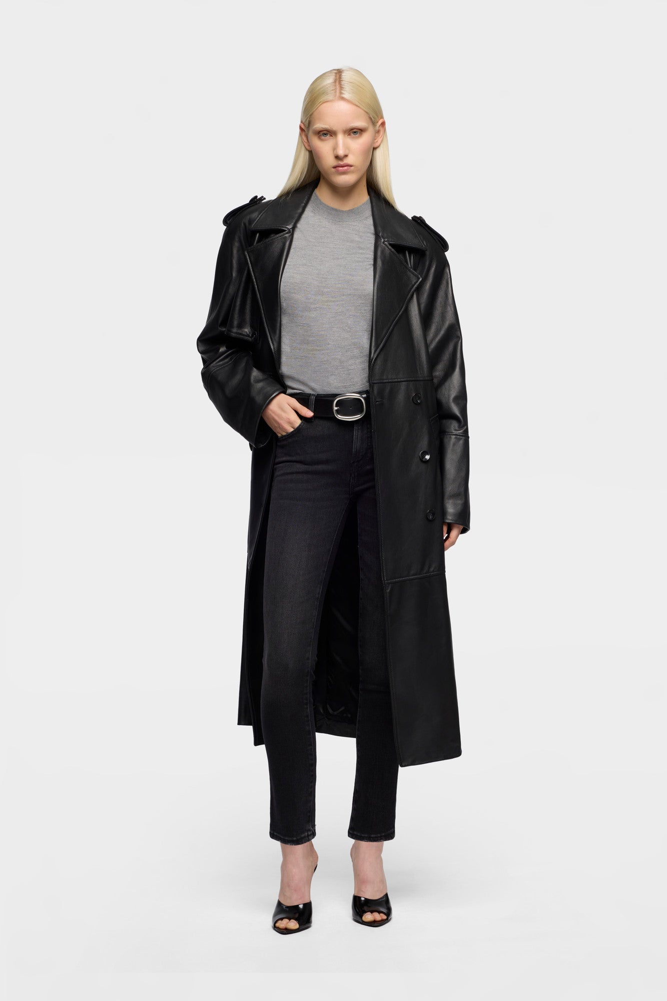 7-for-all-mankind-leather-trench-coat-black-damen-ledermantel image 2