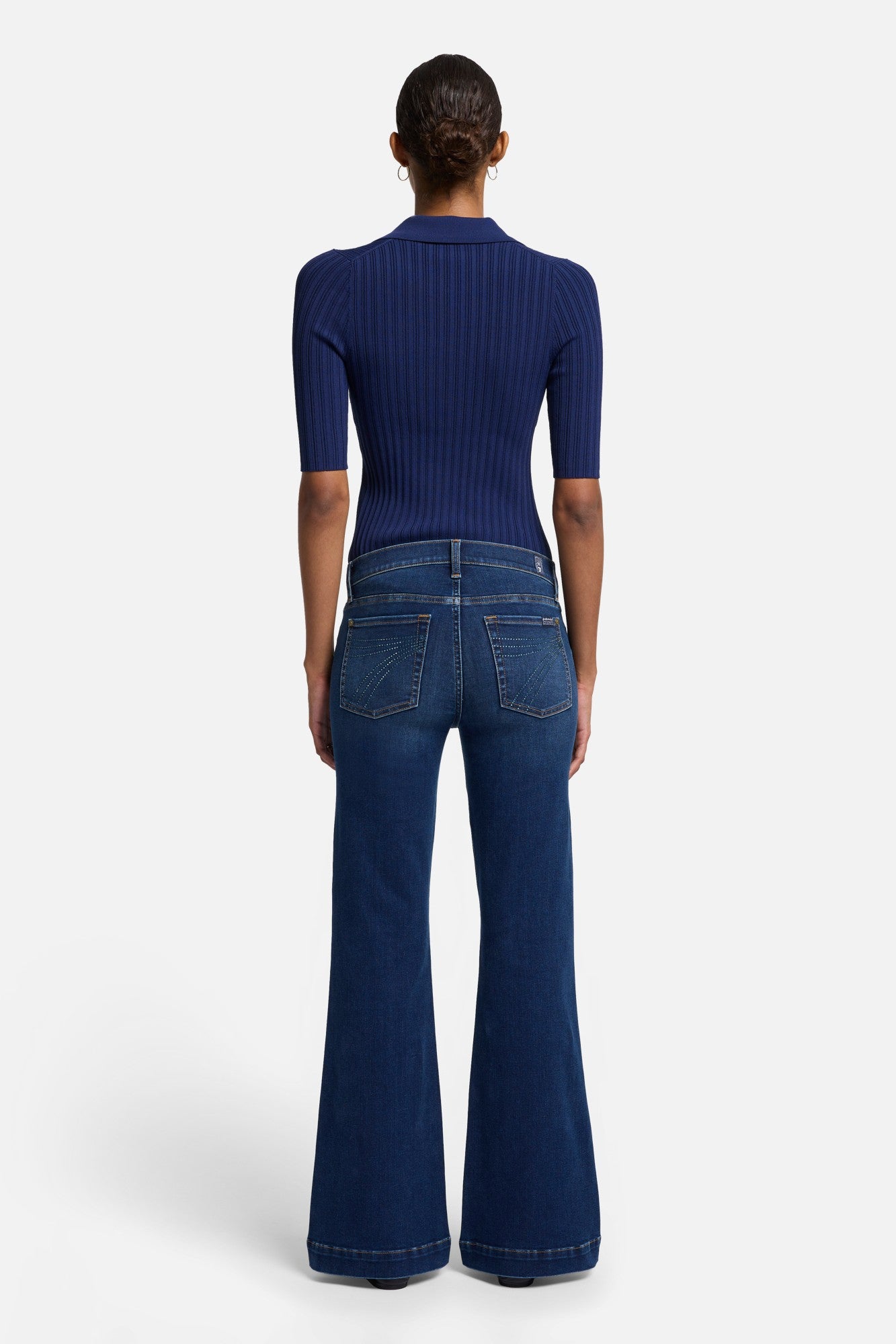 7-for-all-mankind-tailorless-dojo-in-moreno-flare-jeans-dunkelblau image 4