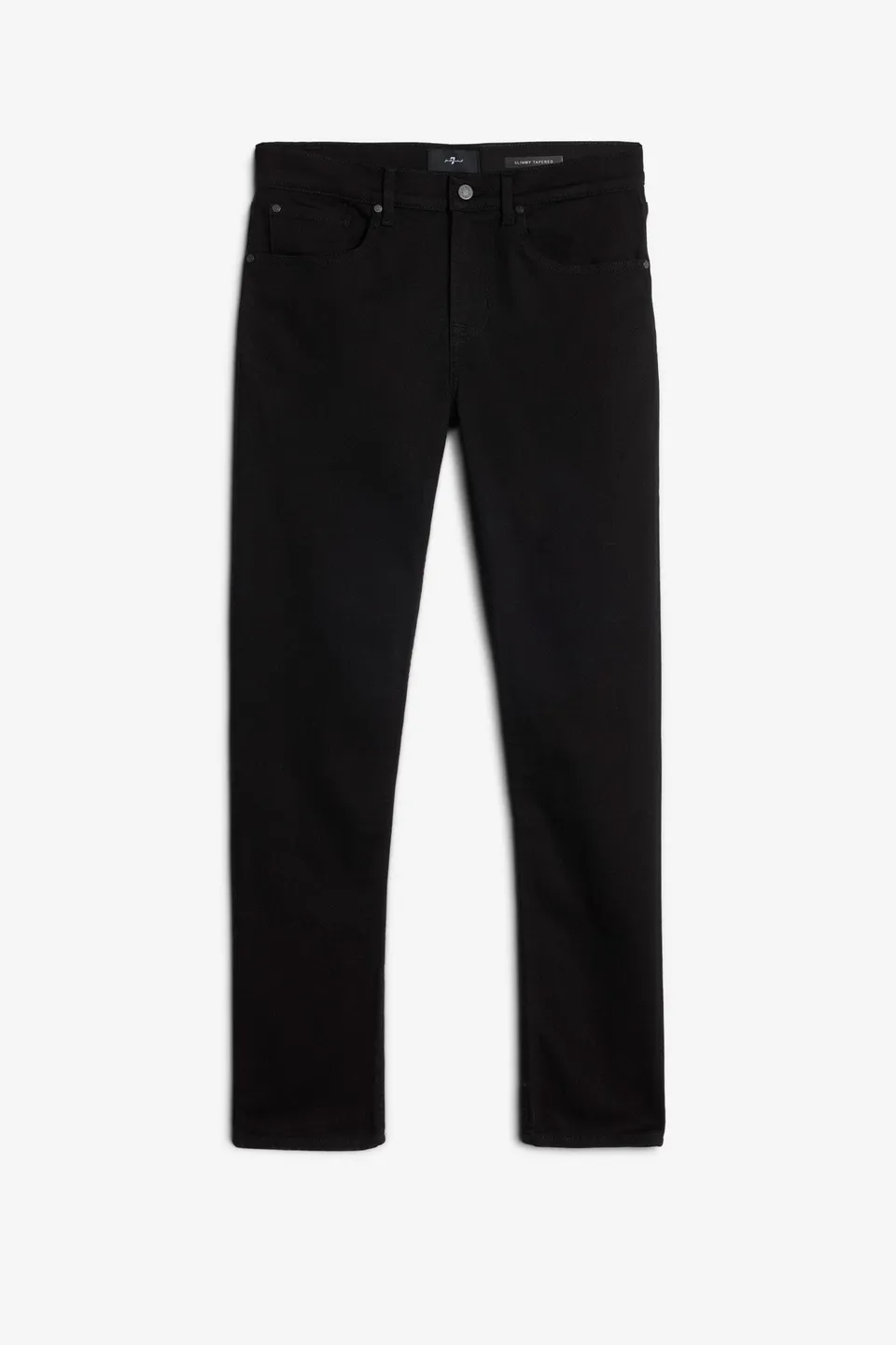 7-for-all-mankind-slimmy-tapered-luxe-performance-rinse-black-jeans-herren image 1