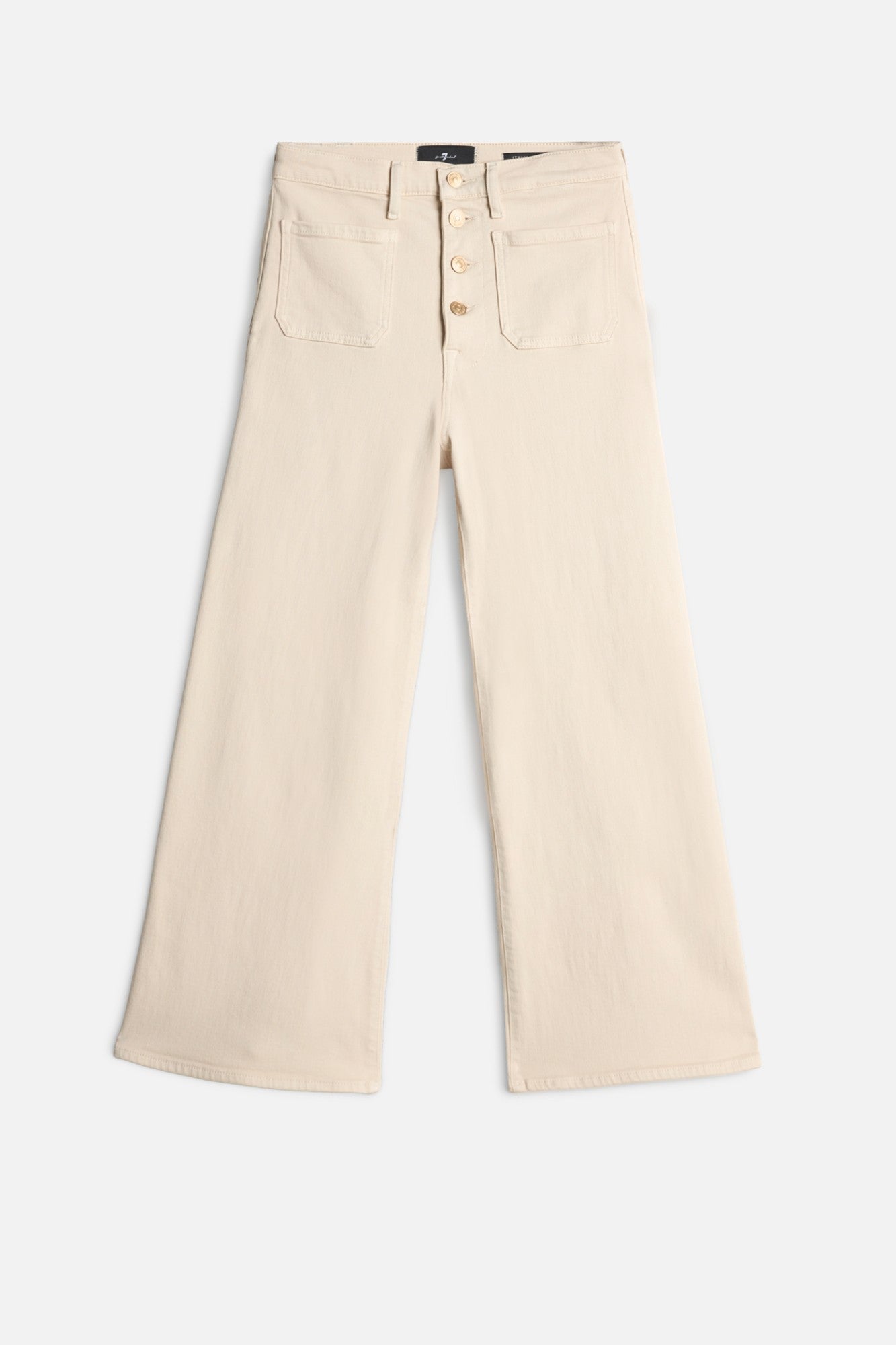 7-for-all-mankind-luxe-vintage-ultra-high-rise-cropped-jean-creme image 1