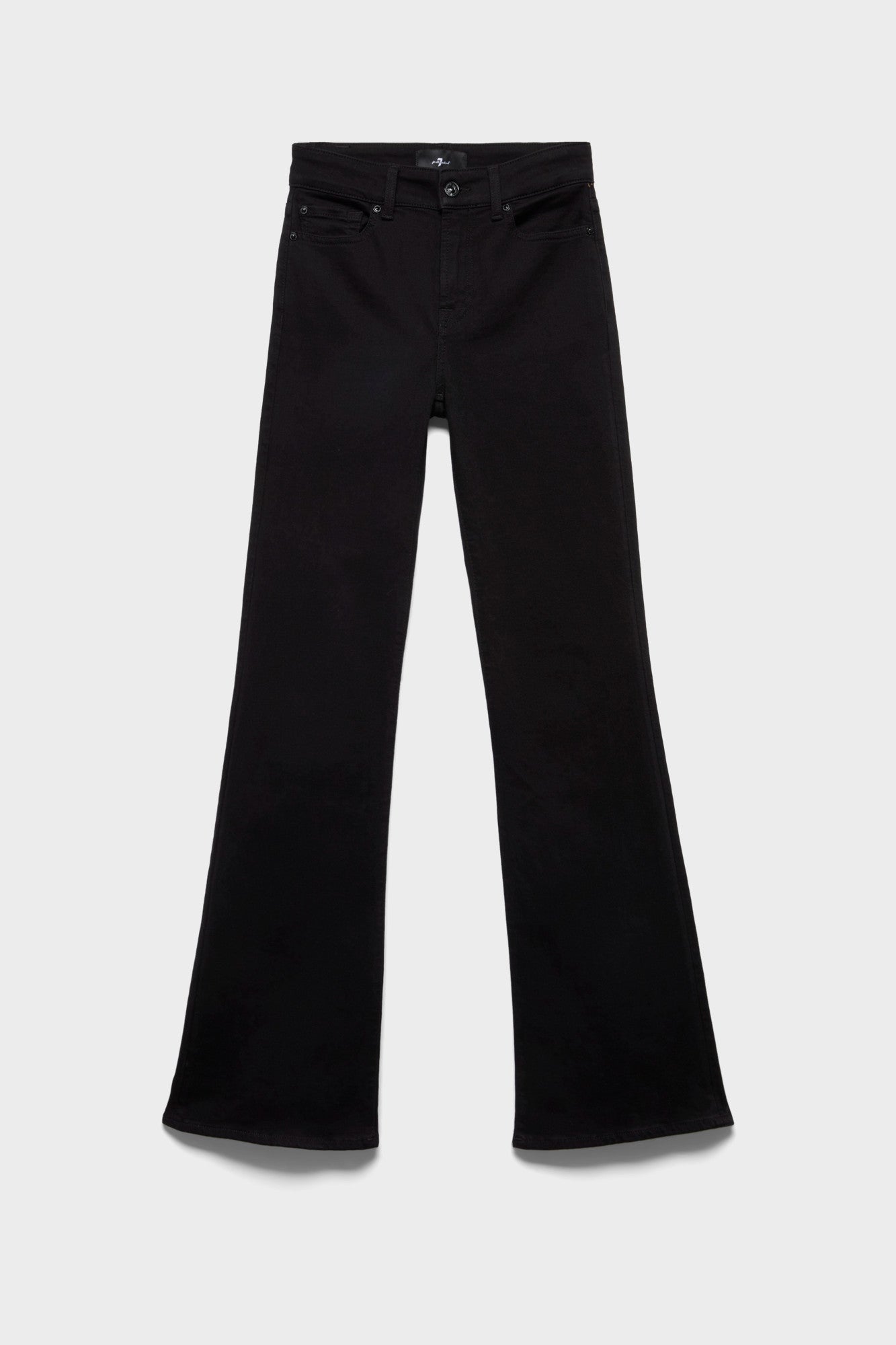 7-for-all-mankind-lisha-slim-illusion-soho-night-damen-flare-jeans-schwarz image 1