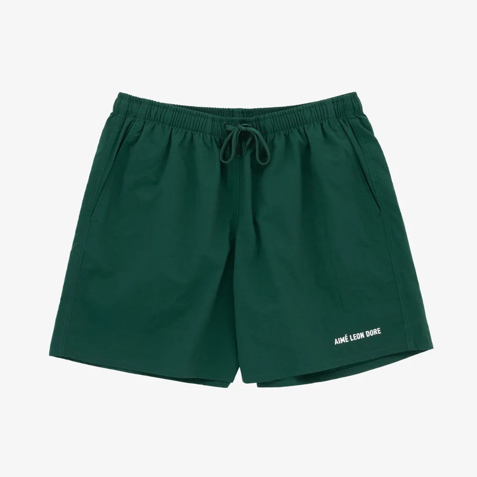 aim-leon-dore-logo-swim-short-gr-n image 1