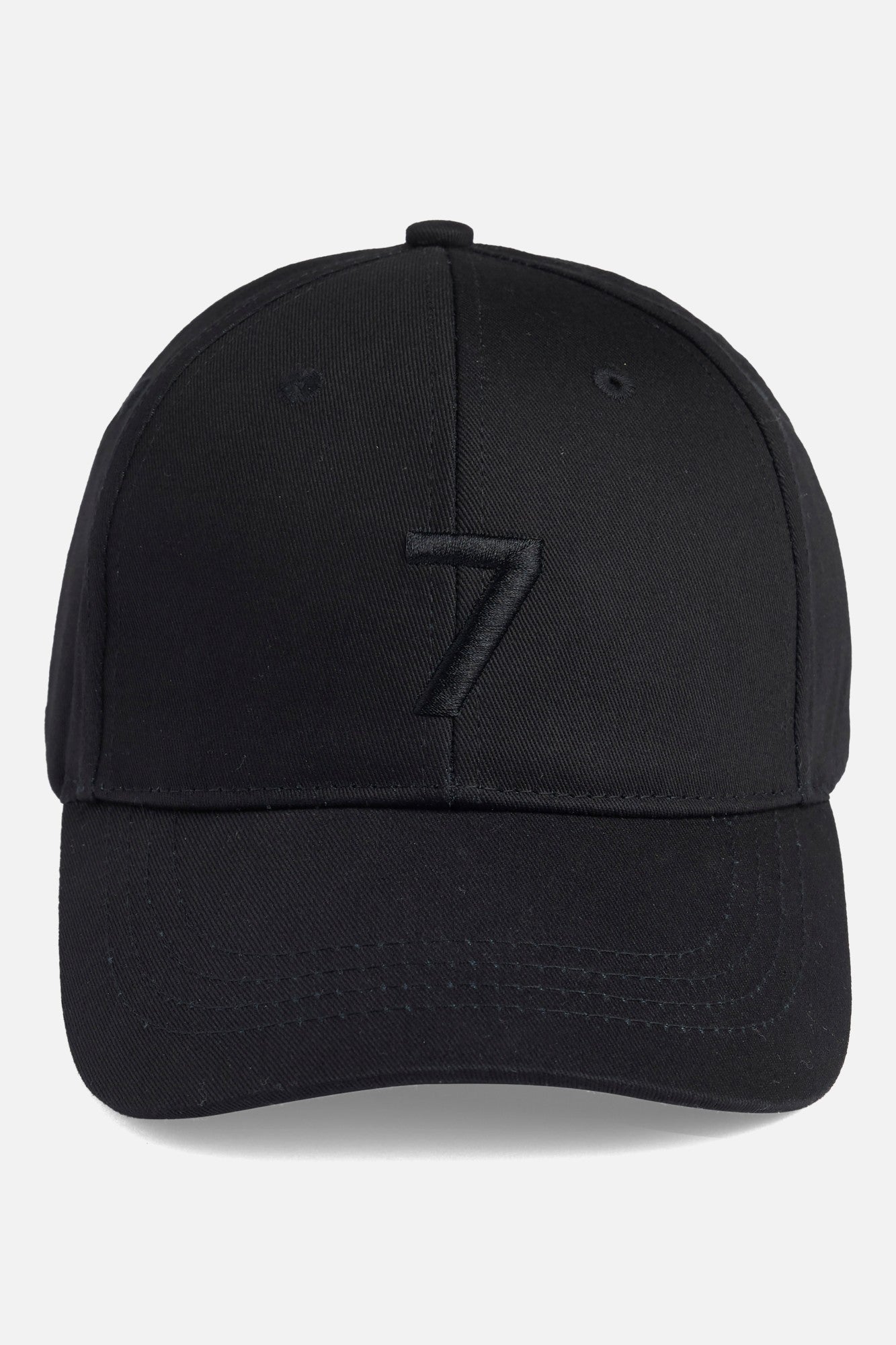 7-for-all-mankind-logo-cap-black-unisex-baseballkappe image 4