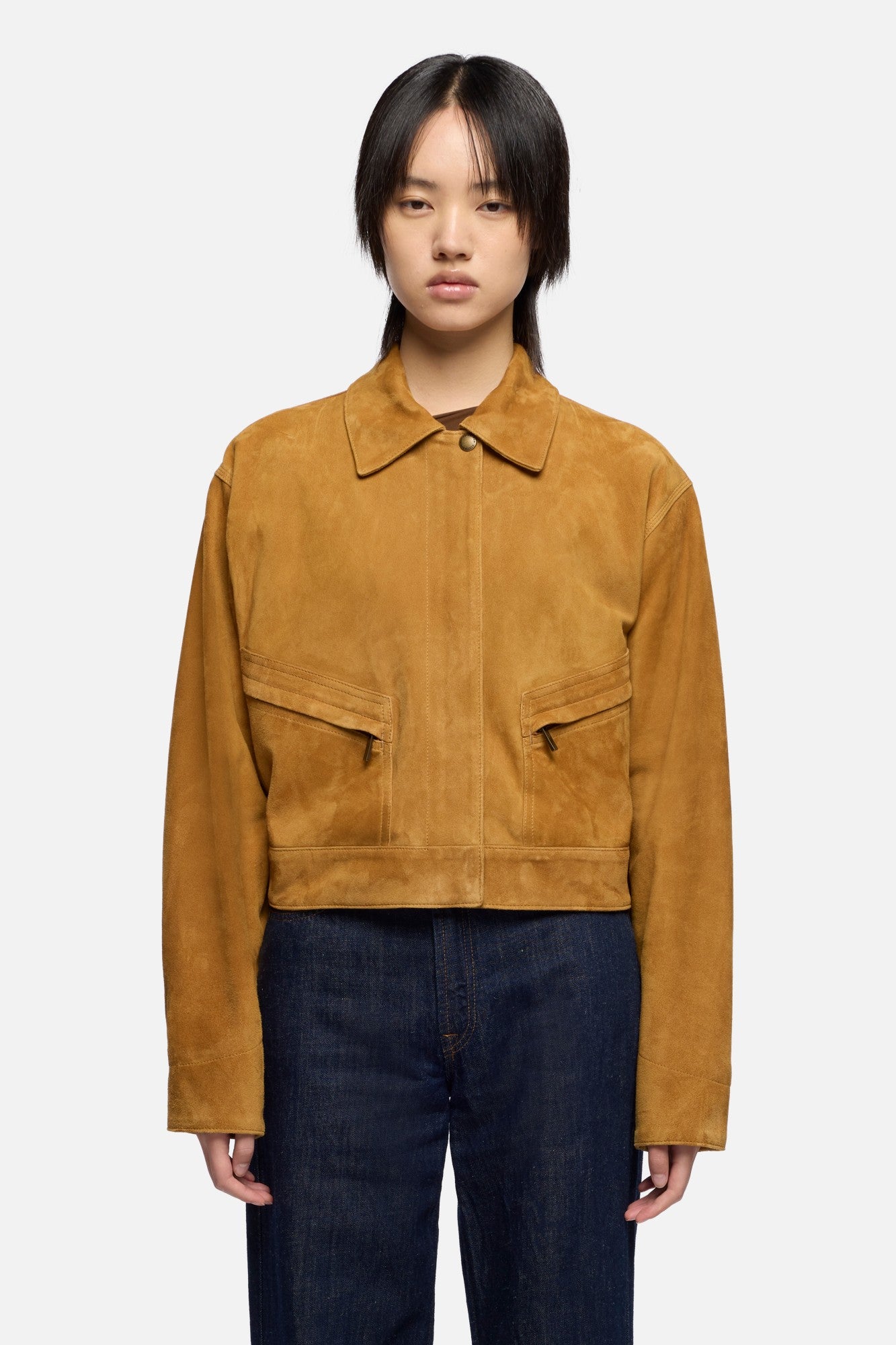 7-for-all-mankind-utility-jacket-damen-wildlederjacke-in-suede-caramel image 3