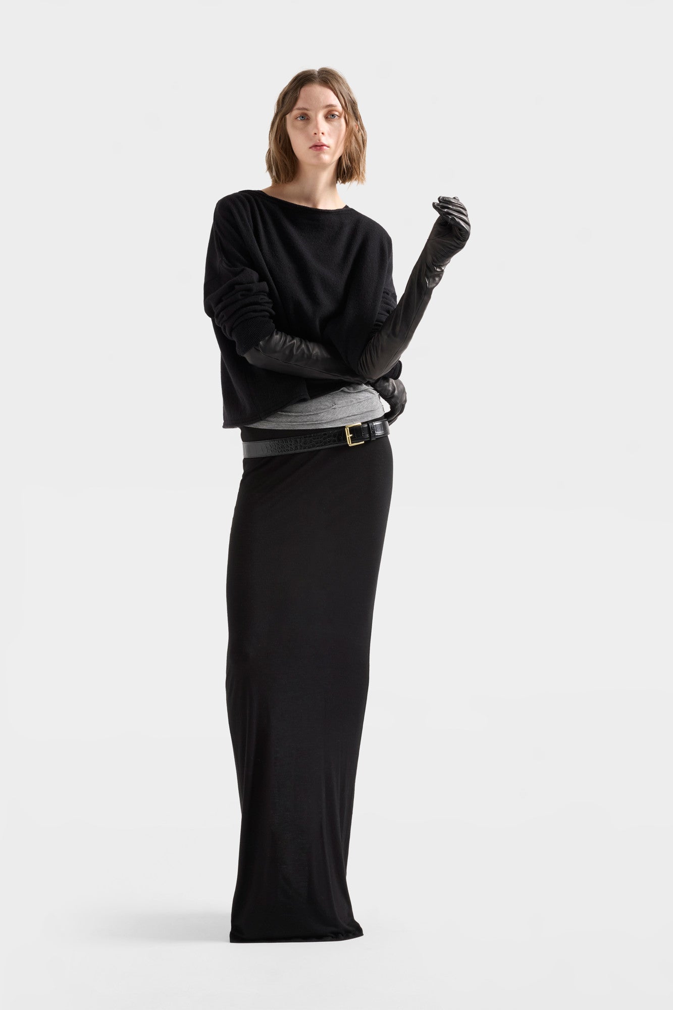7-for-all-mankind-fitted-dress-viscose-night-damenkleid image 2