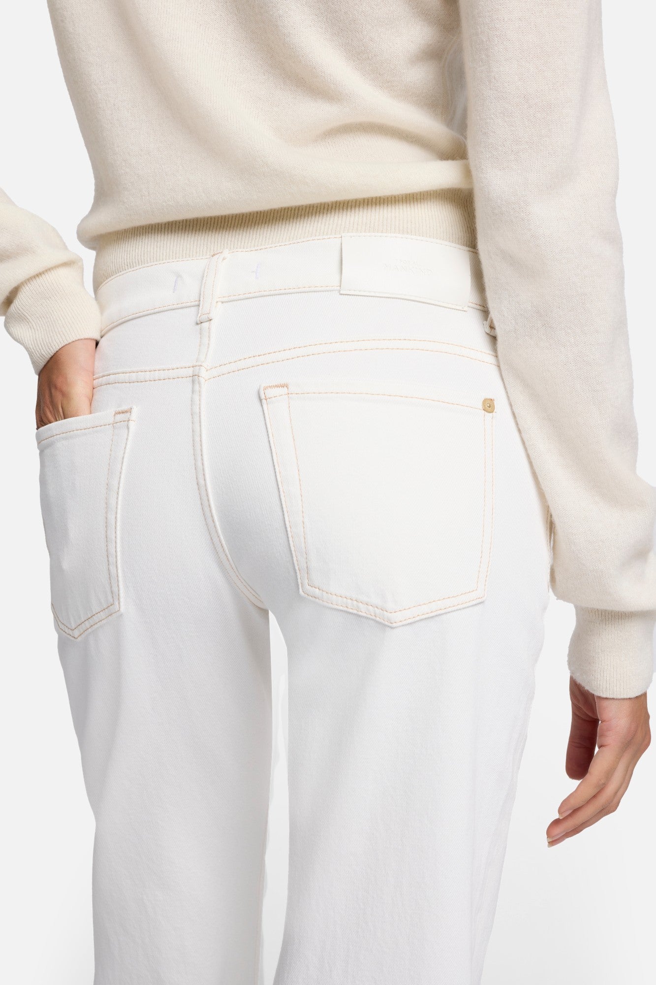 7-for-all-mankind-mankind-spencer-flare-jeans-damen-milky-way-wei image 4