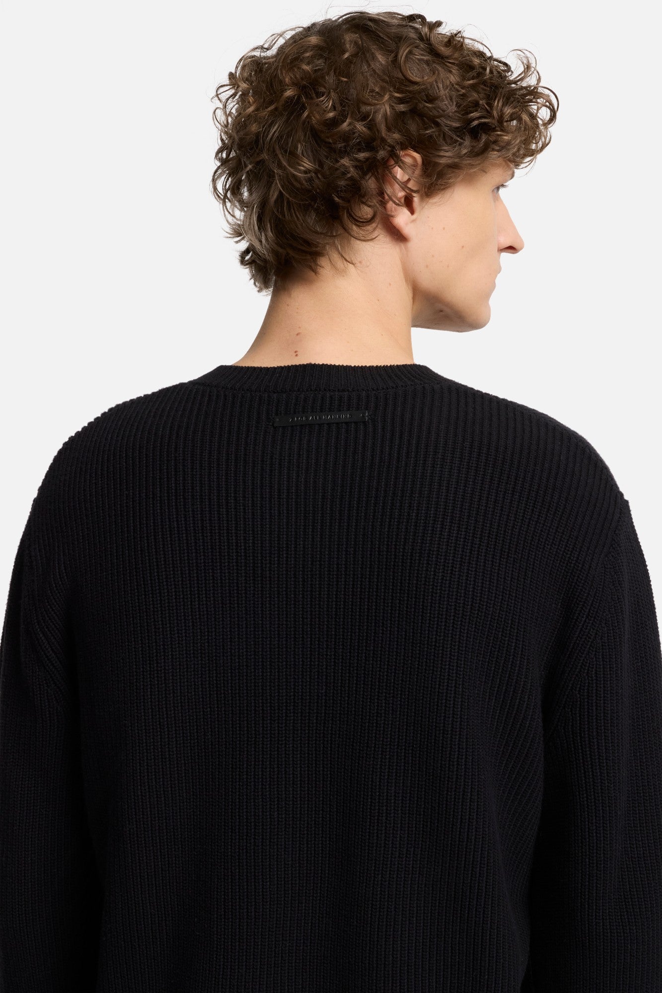 7-for-all-mankind-henley-sweater-herren-pullover-in-black image 4