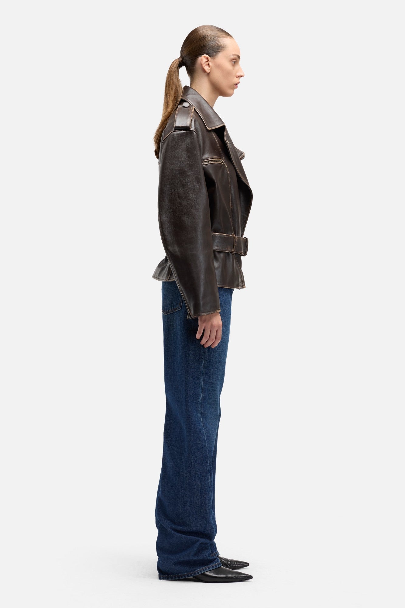 7-for-all-mankind-bikerjacke-aus-leder-in-vintage-brown image 6