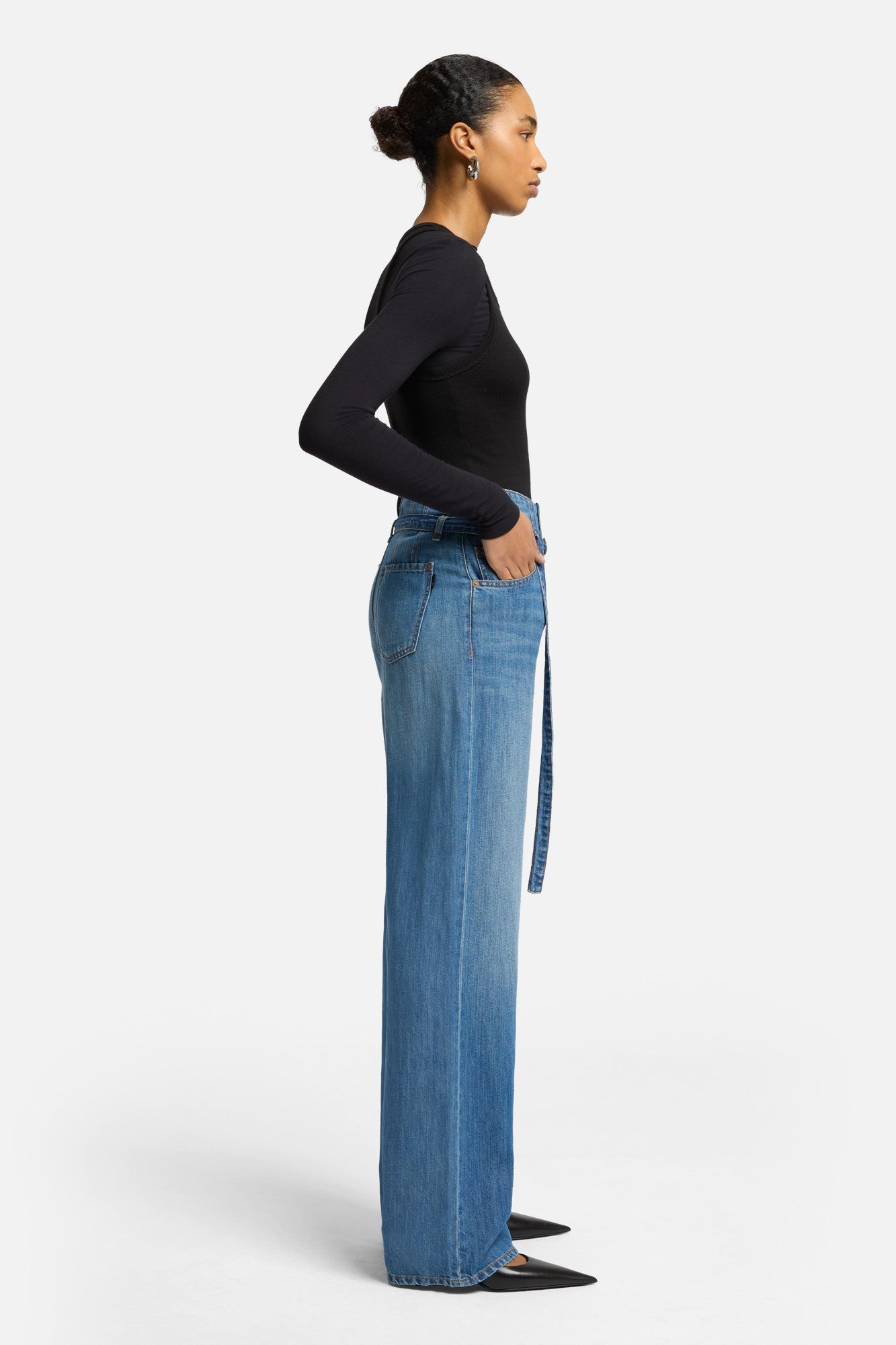 7-for-all-mankind-indigo-linen-belted-wide-leg-hose-phoenix image 6