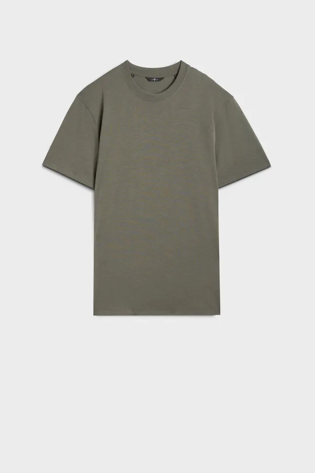 7-for-all-mankind-lyocell-crewneck-tee-herren-army-green image 1
