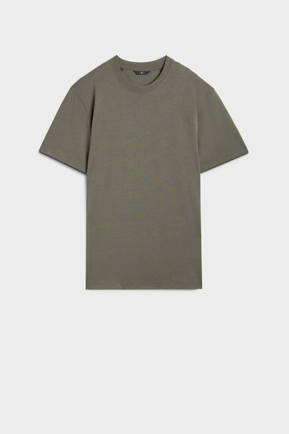7-for-all-mankind-lyocell-crewneck-tee-herren-army-green image 1