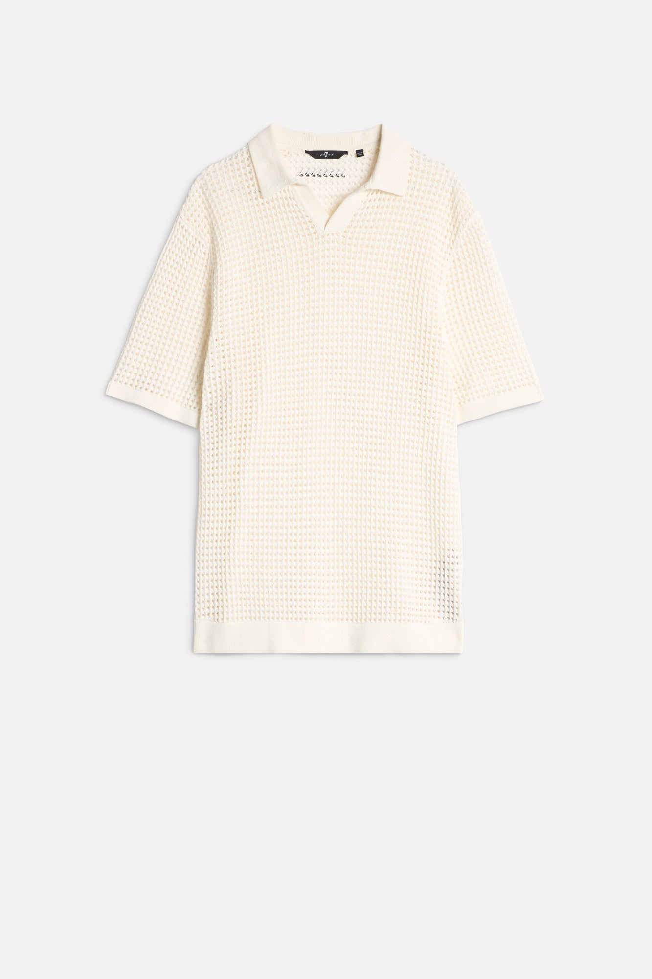 7-for-all-mankind-short-sleeve-crochet-polo-herren-white image 1