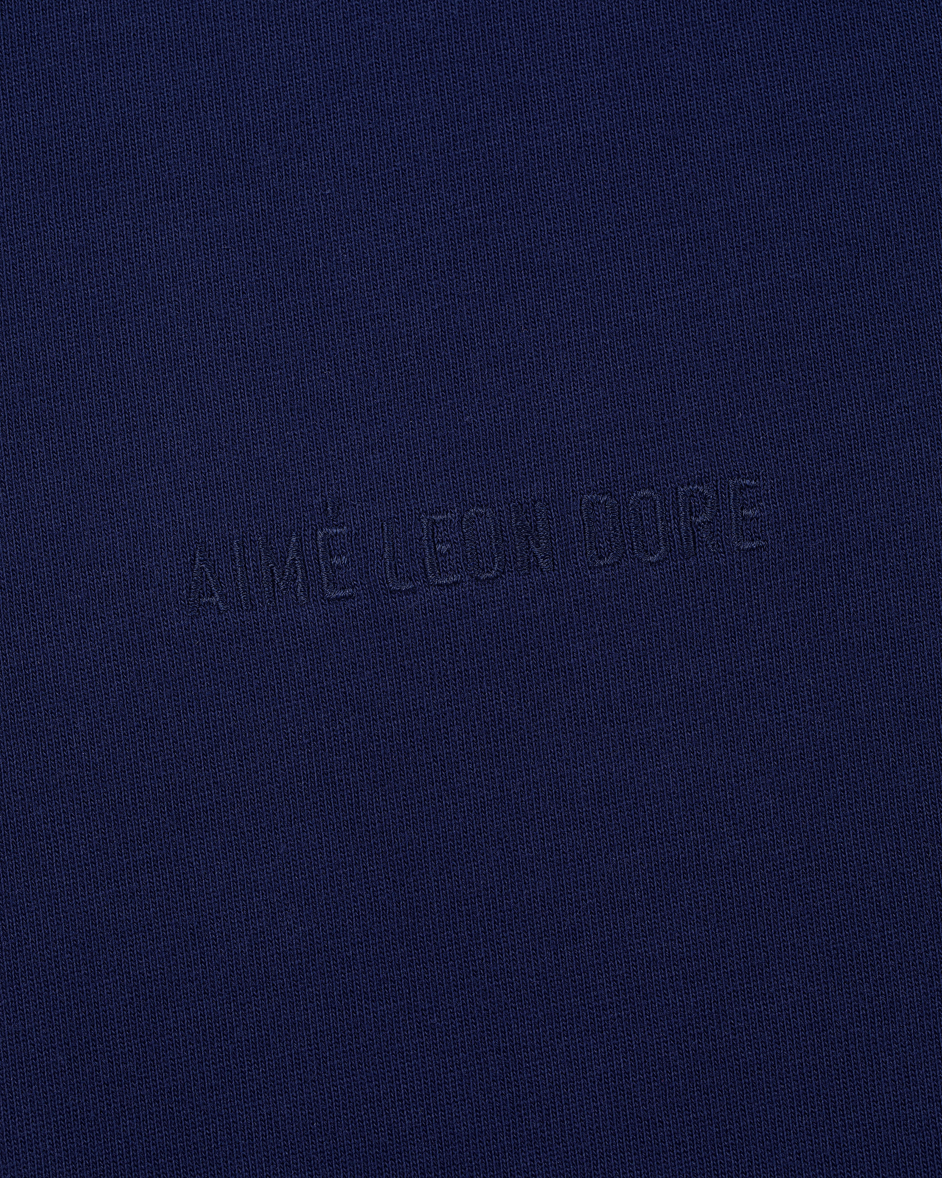 aim-leon-dore-tonal-logo-tee-navy image 4