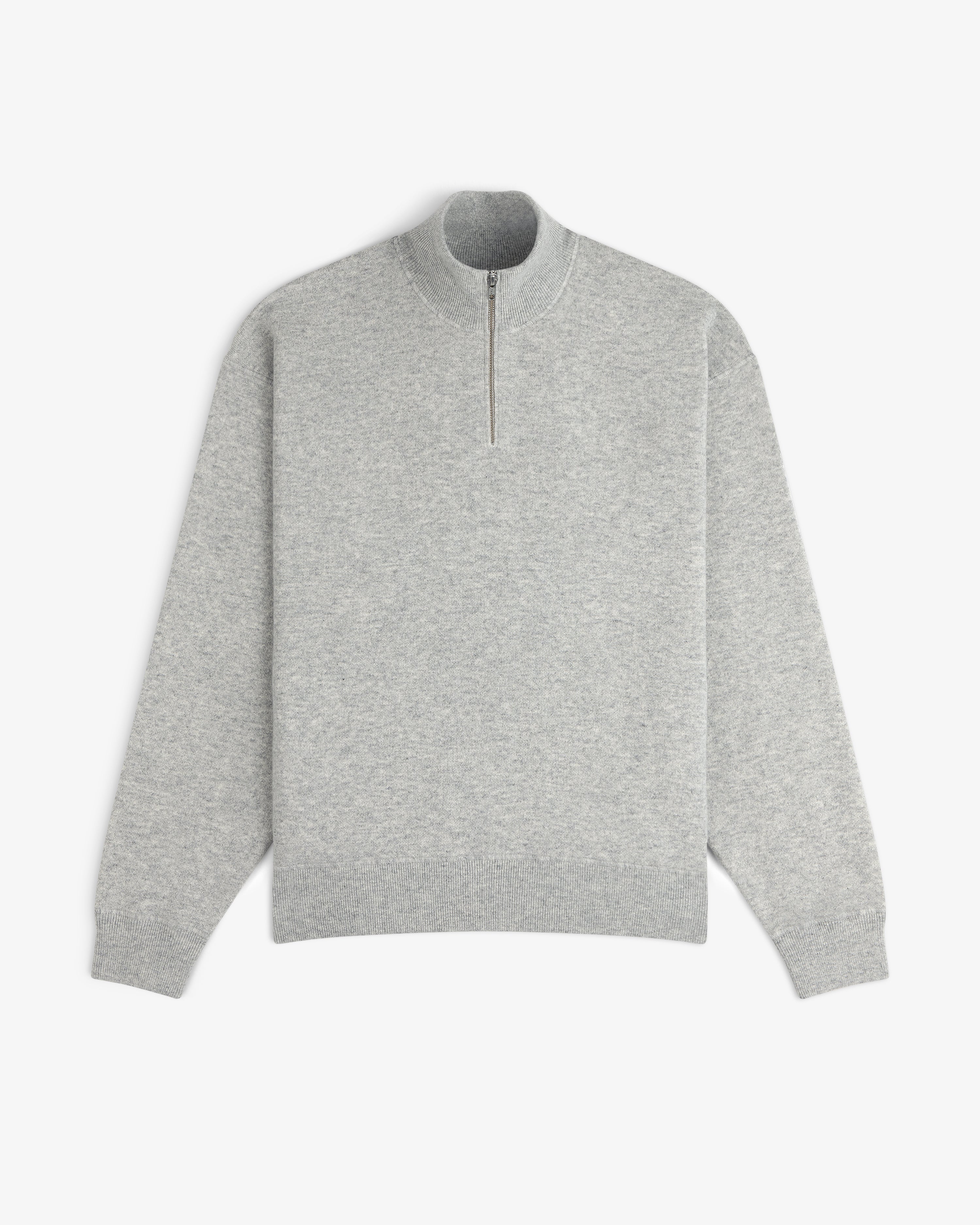 aim-leon-dore-quarter-zip-pavilion-cashmere-pullover-grau image 2