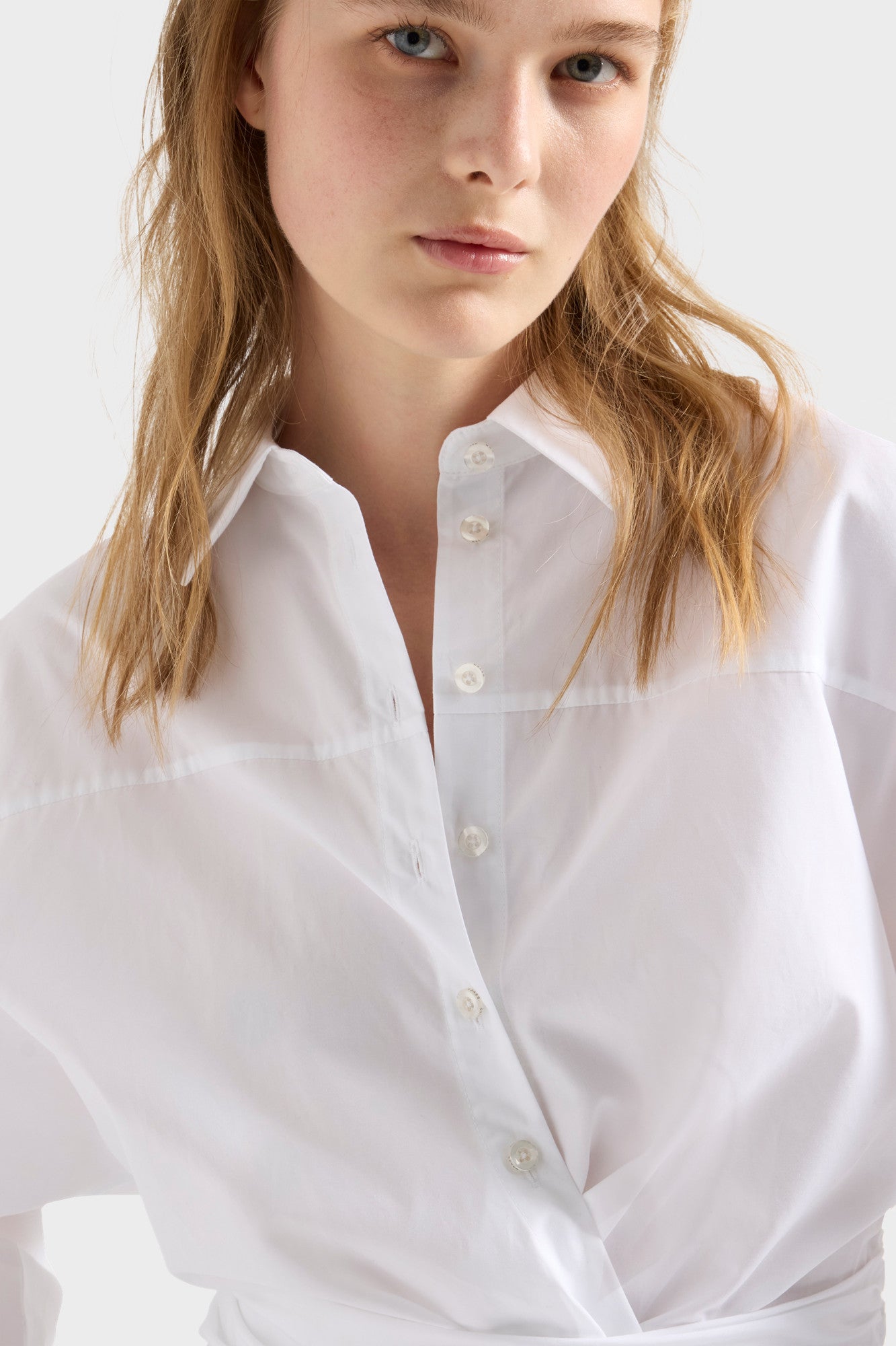 7-for-all-mankind-waist-tie-shirt-poplin-optical-white-damenhemd image 4