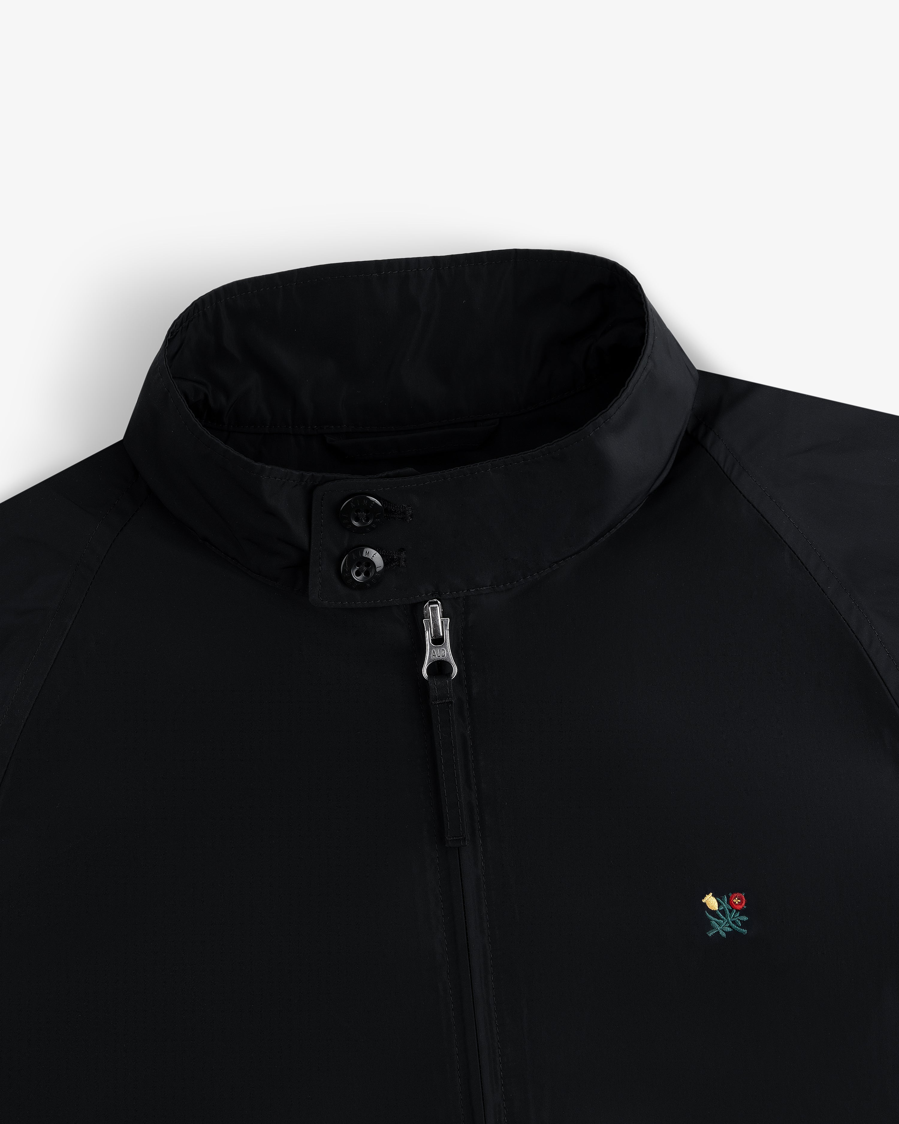 aim-leon-dore-crest-nylon-windbreaker-schwarz image 5