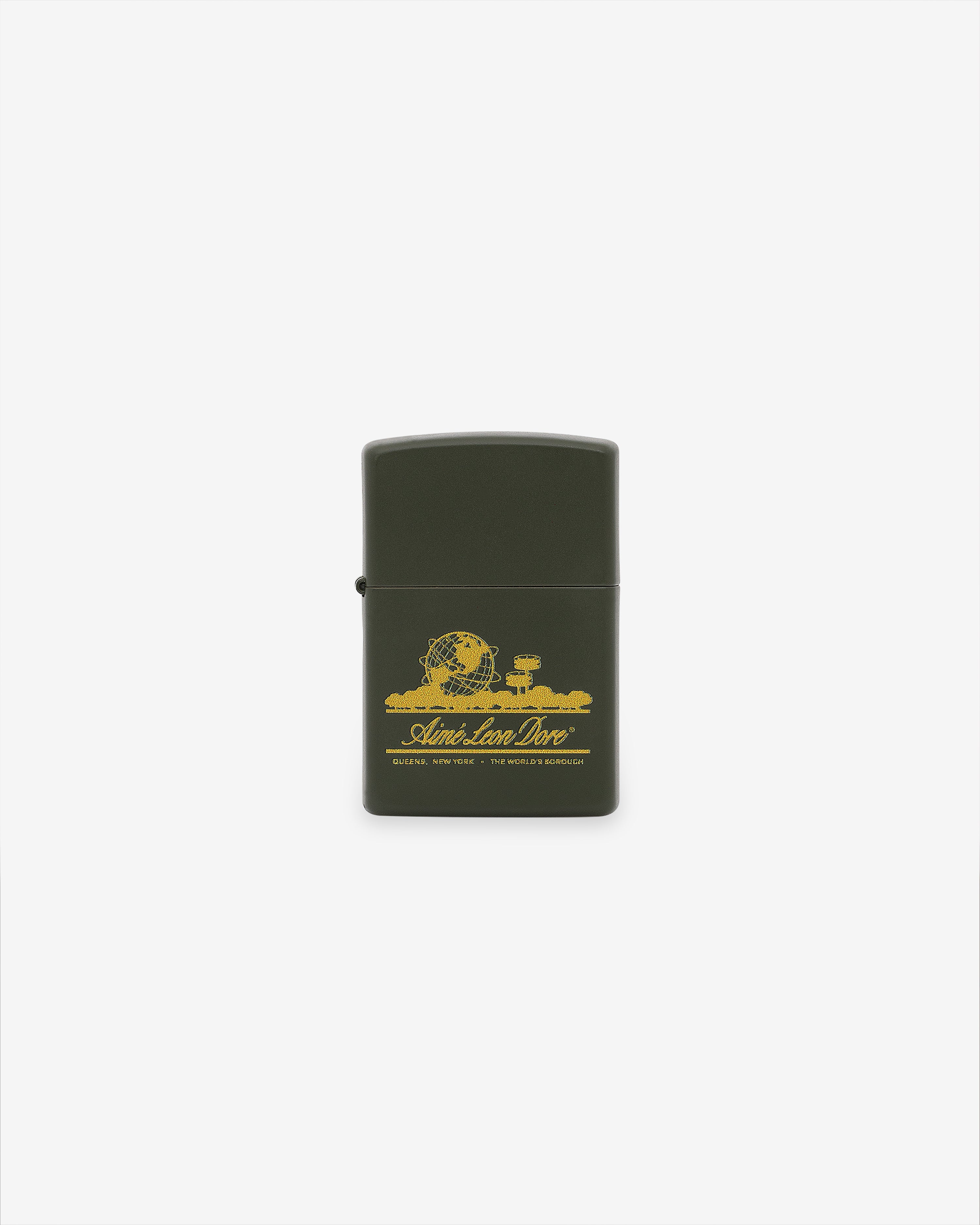 aim-leon-dore-unisphere-zippo-feuerzeug-gr-n-gold image 2