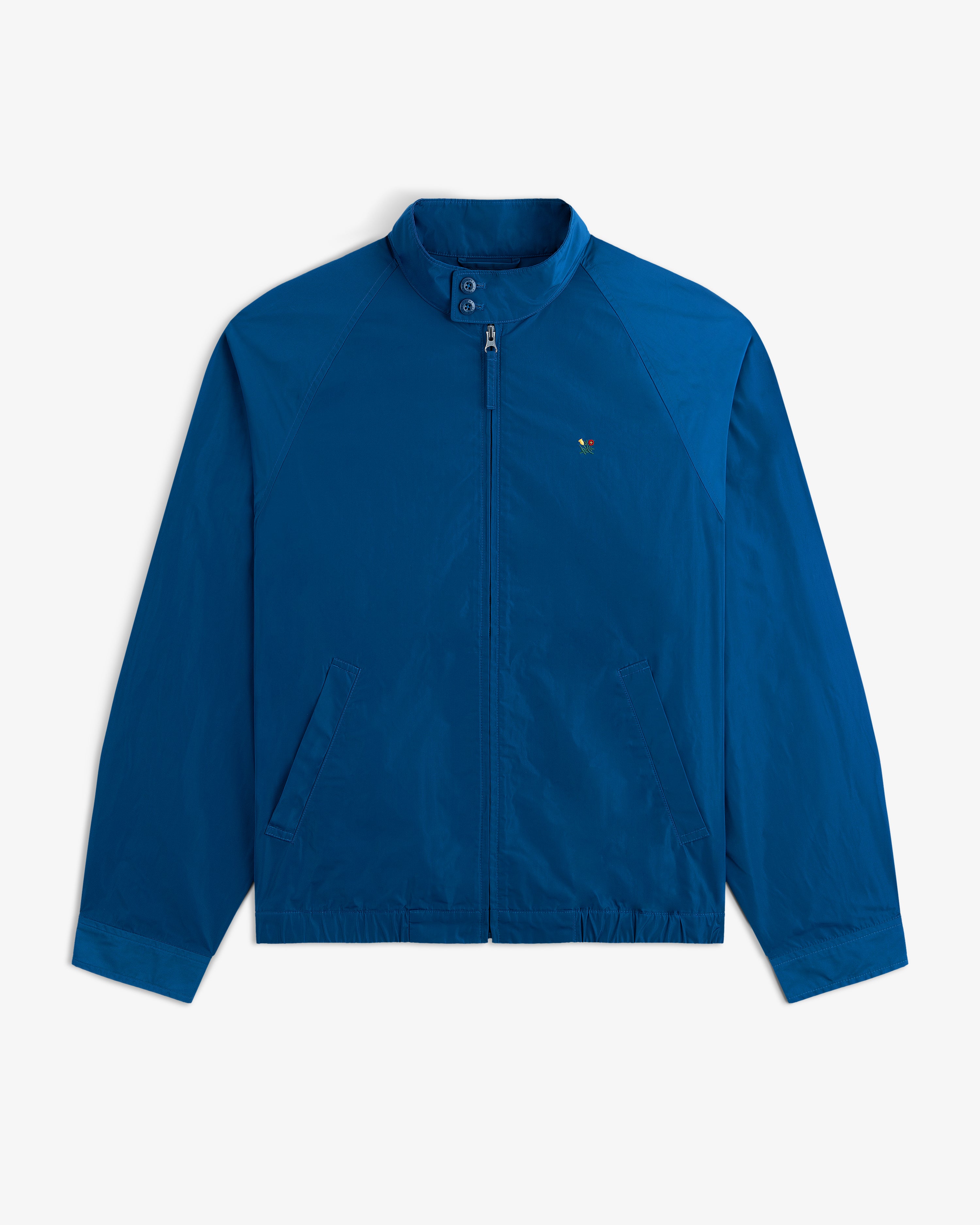aim-leon-dore-crest-nylon-windbreaker-jacke-blau image 4