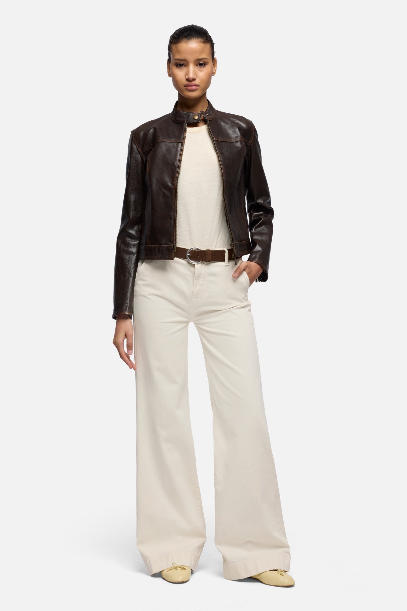 7-for-all-mankind-modern-dojo-comfort-twill-ecru-damen-hose-wide-leg image 2