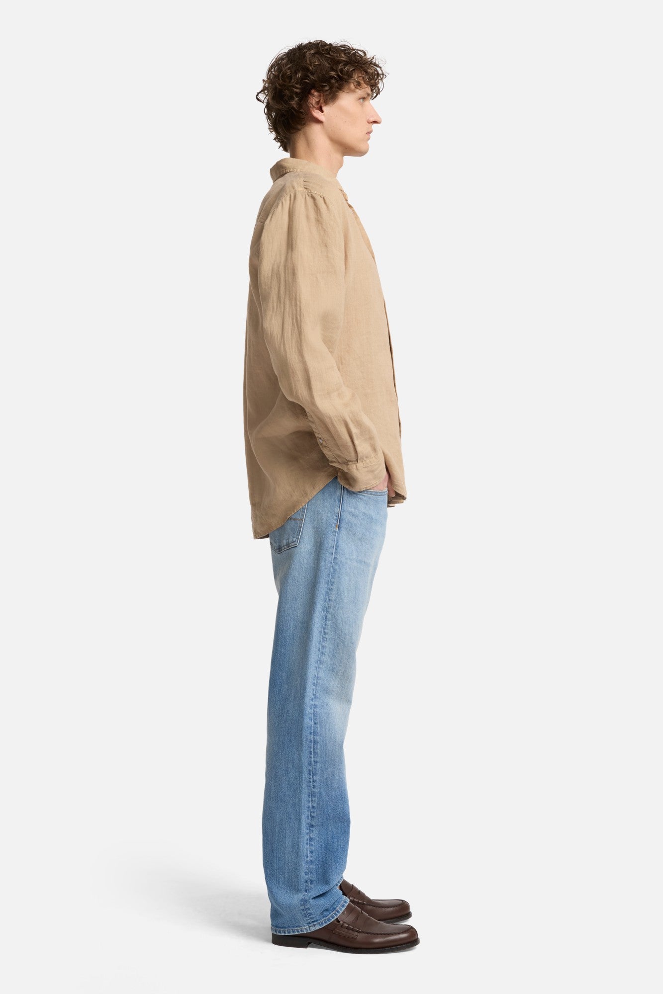 7-for-all-mankind-classic-linen-hemd-in-taupe image 6
