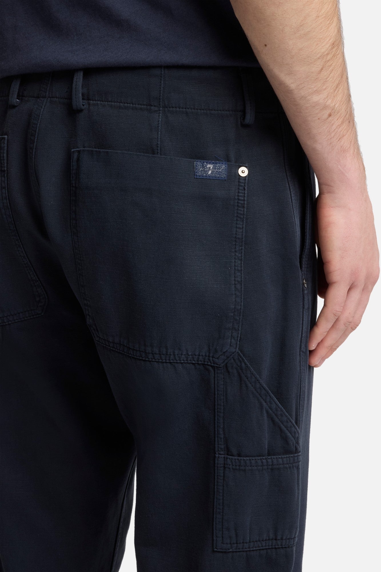 7-for-all-mankind-linen-blend-carpenter-chino-herren-dark-navy image 4