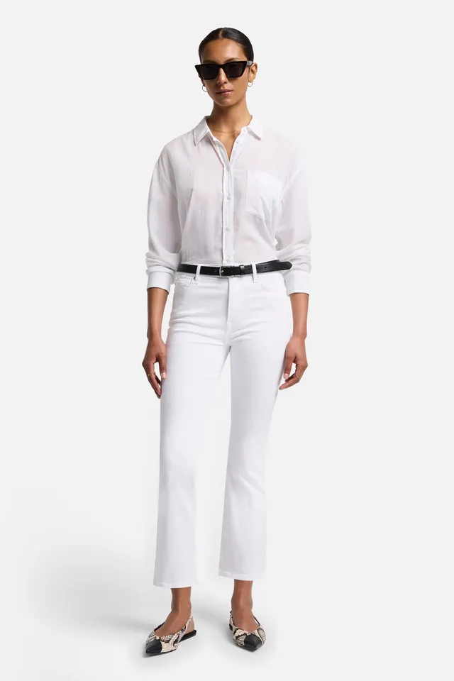 7-for-all-mankind-slim-illusion-high-waist-slim-kick-jeans-luxe-white image 1