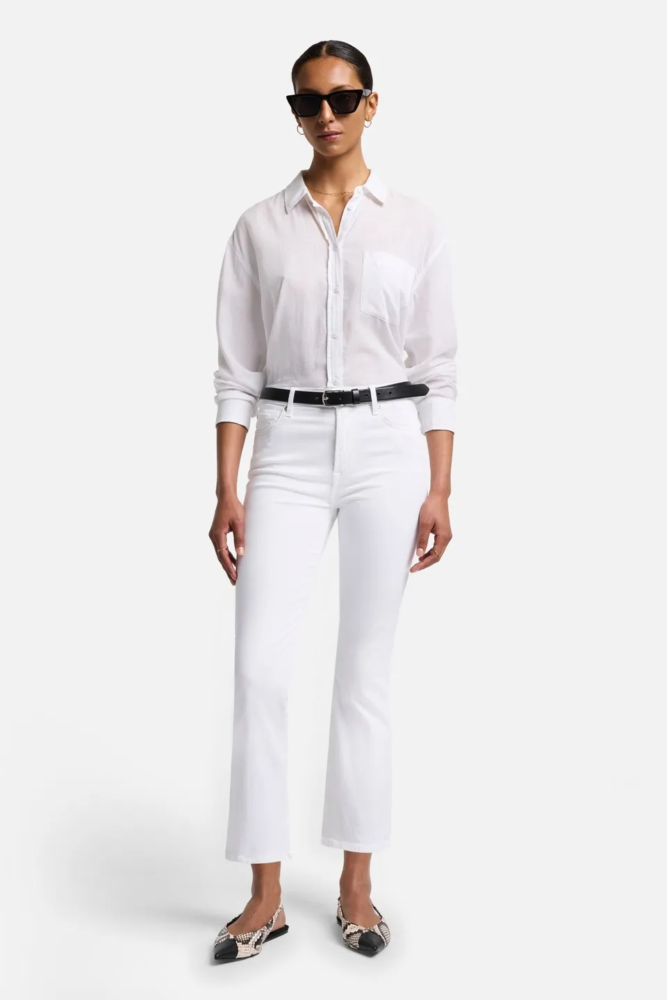 7-for-all-mankind-slim-illusion-high-waist-slim-kick-jeans-luxe-white image 1