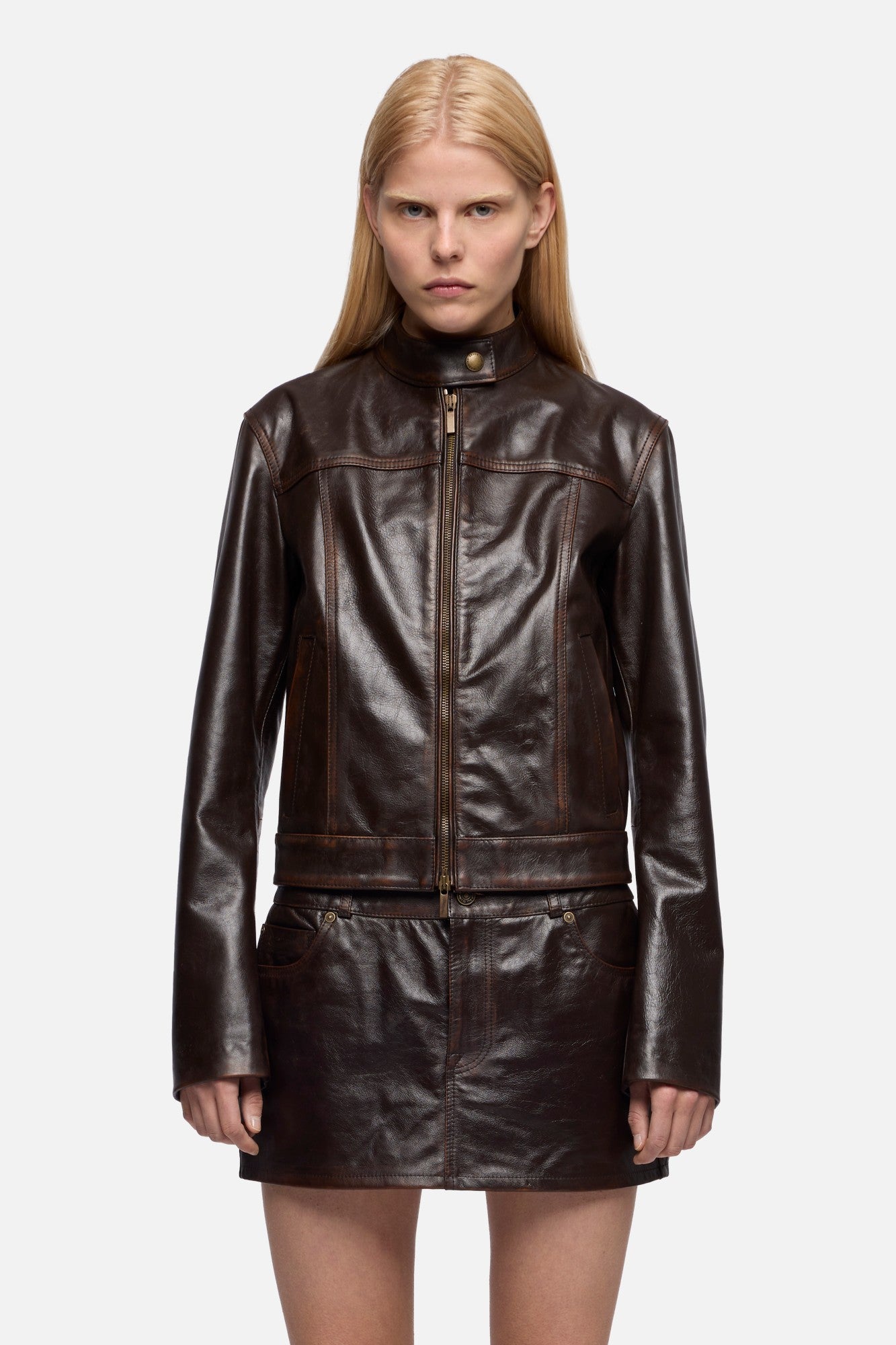 7-for-all-mankind-cropped-biker-jacket-leather-vintage-brown image 3