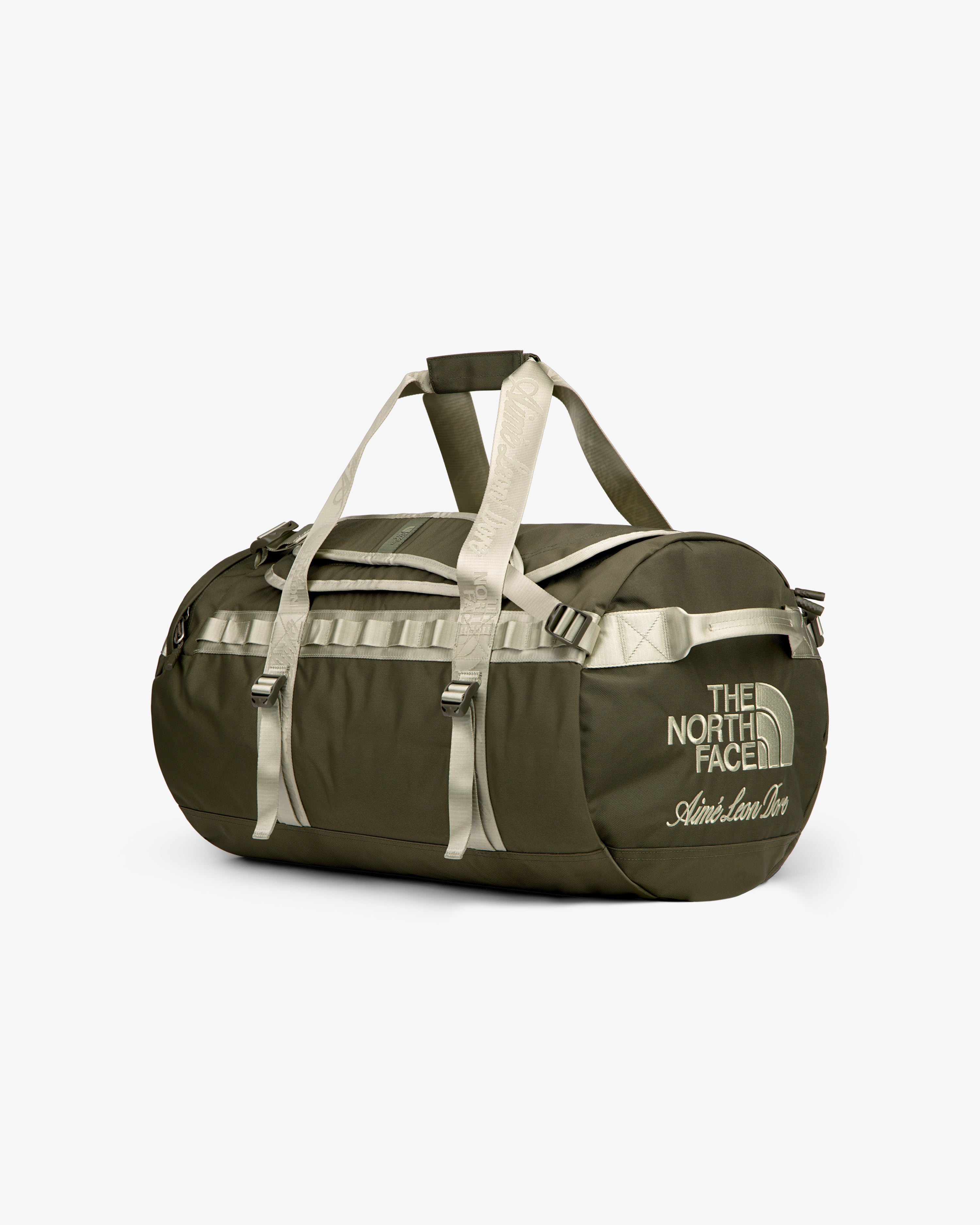 aim-leon-dore-x-the-north-face-base-camp-duffel-olive image 2