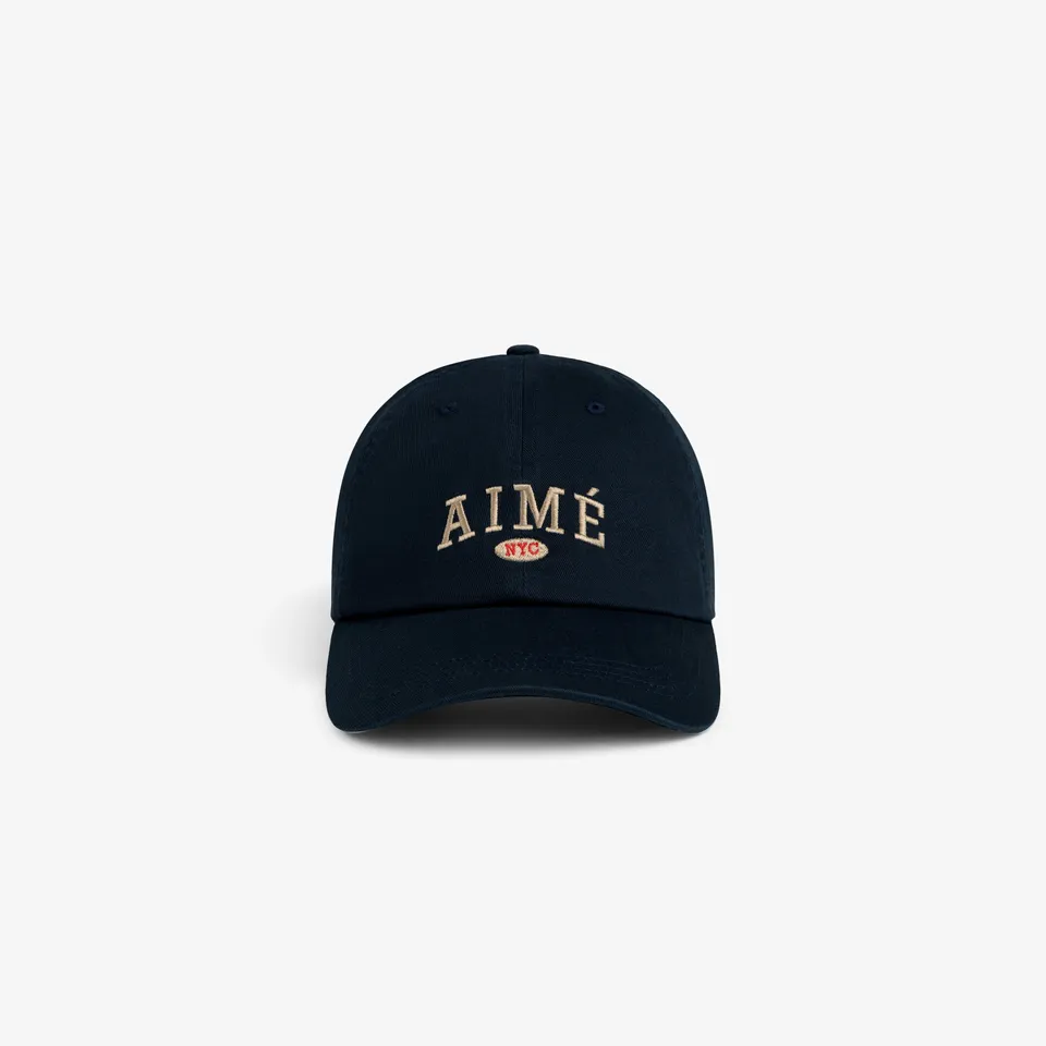 aim-leon-dore-aim-souvenir-hat-navy-6-panel-cap-baumwolle image 1