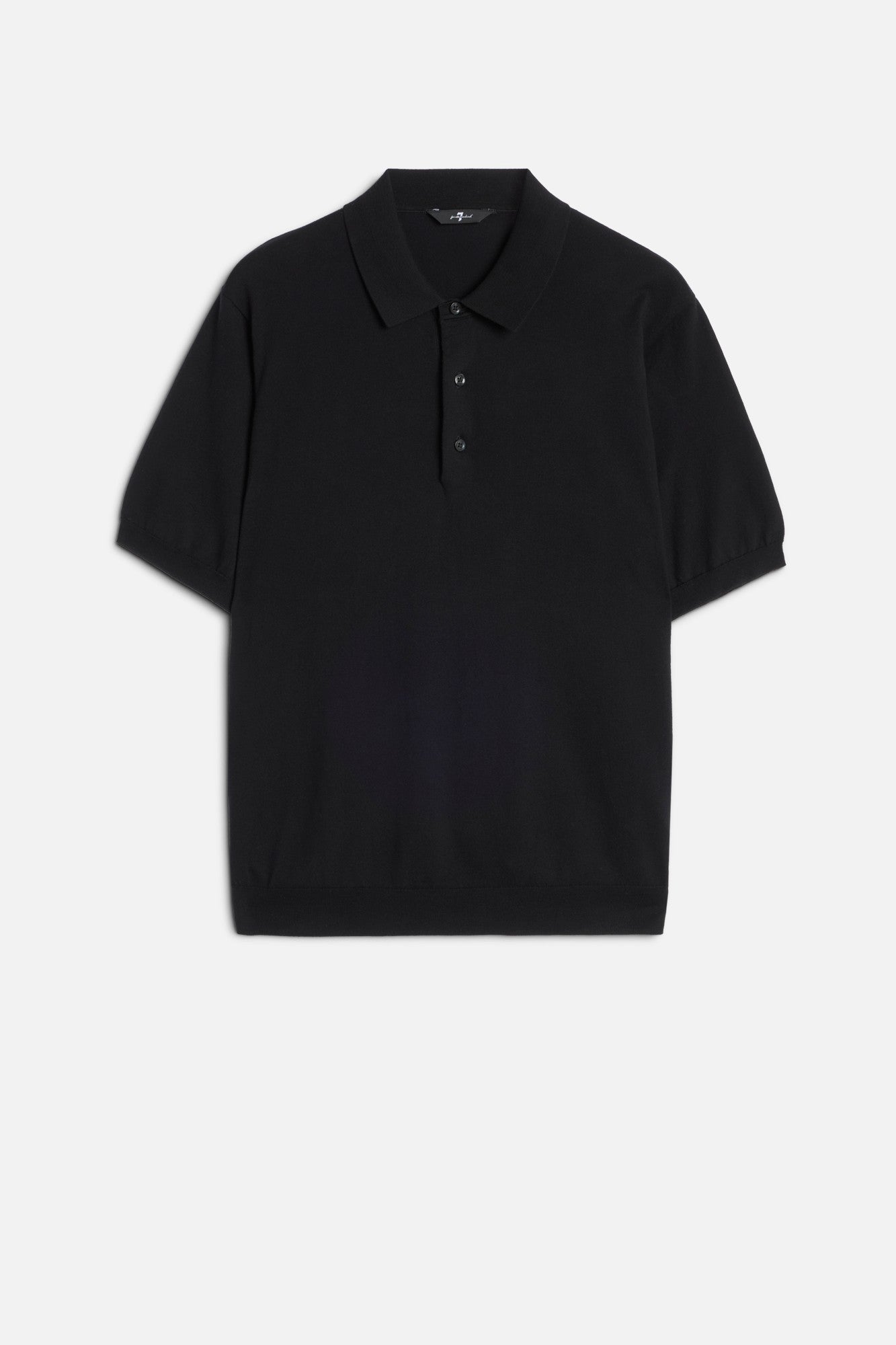 7-for-all-mankind-short-sleeve-polo-sweater-black-herren image 1
