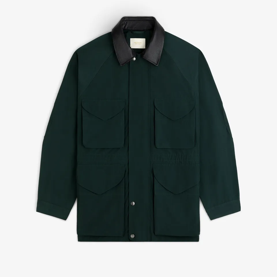 aim-leon-dore-lightweight-barn-jacket-gr-ne-bergangsjacke image 1