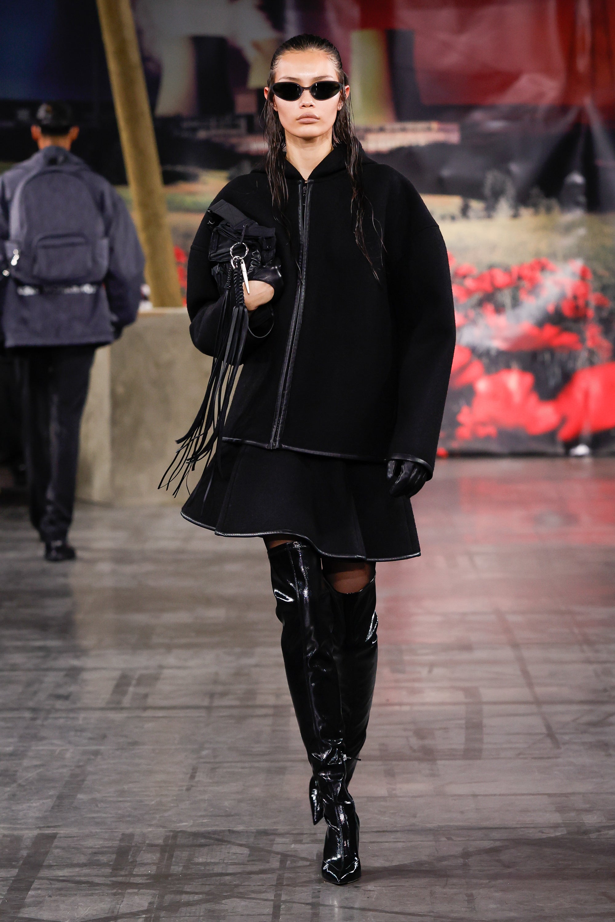 032c-neoprene-zip-up-hooded-jacke-mit-kapuze image 2