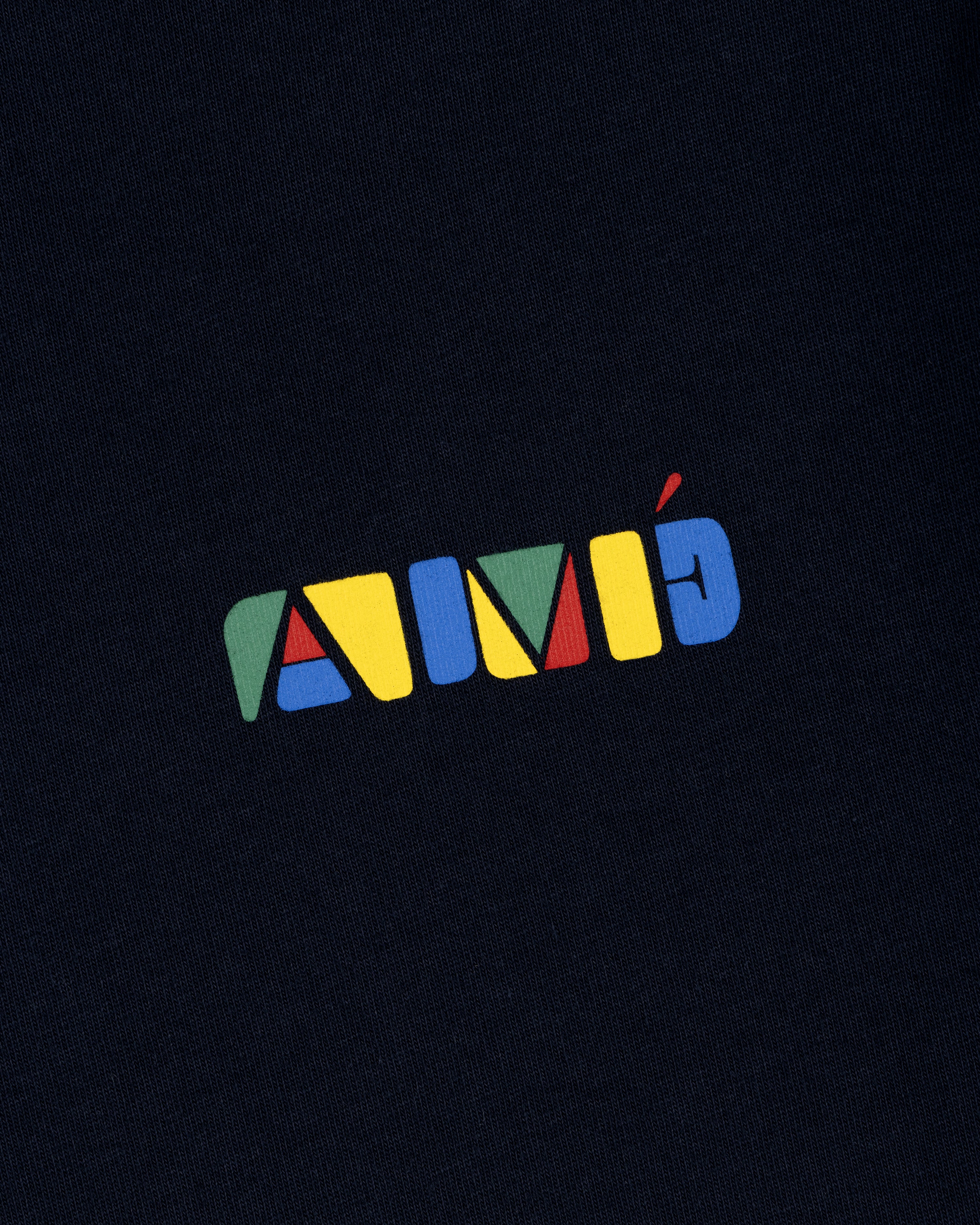 aim-leon-dore-stacked-logo-tee-t-shirt-schwarz image 5
