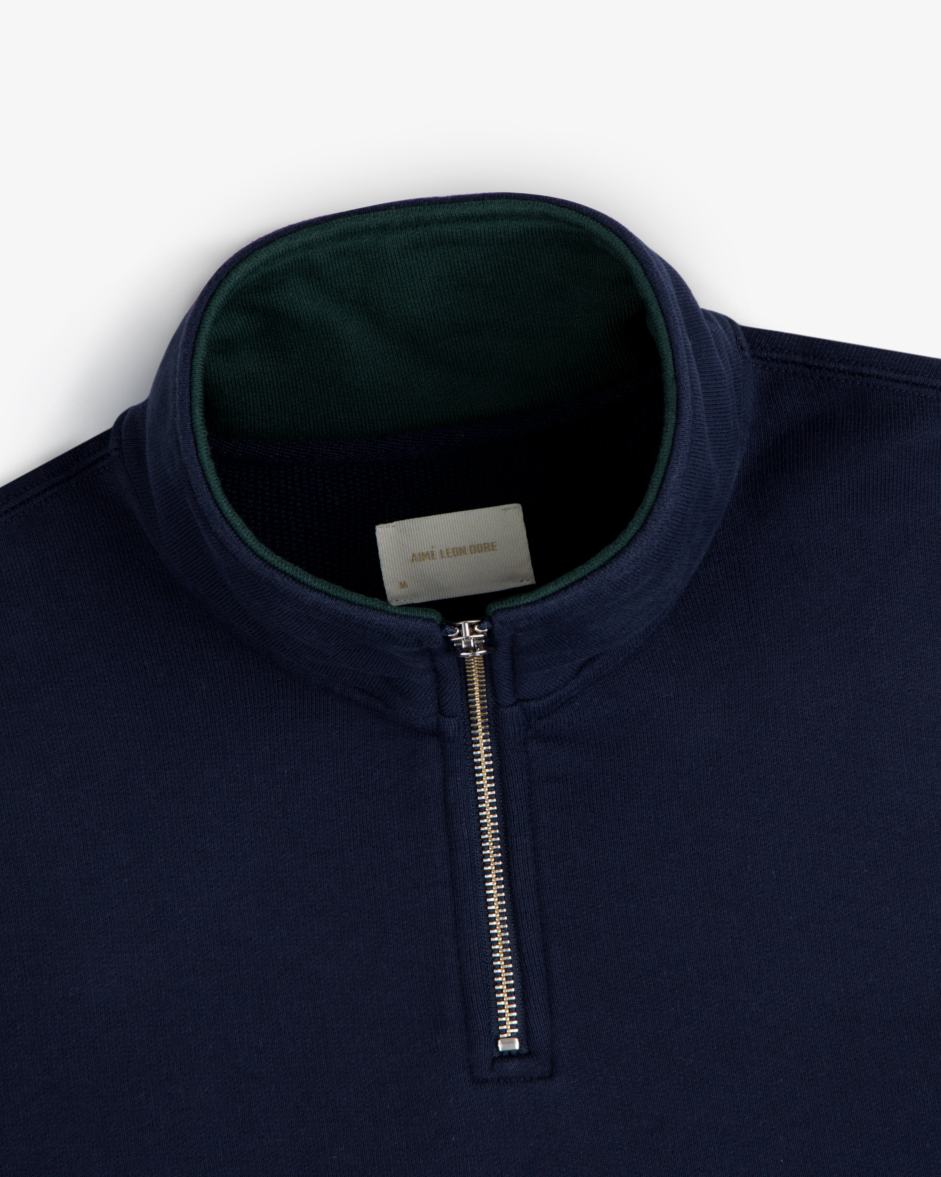 aim-leon-dore-aim-souvenir-quarter-zip-pullover-navy image 3