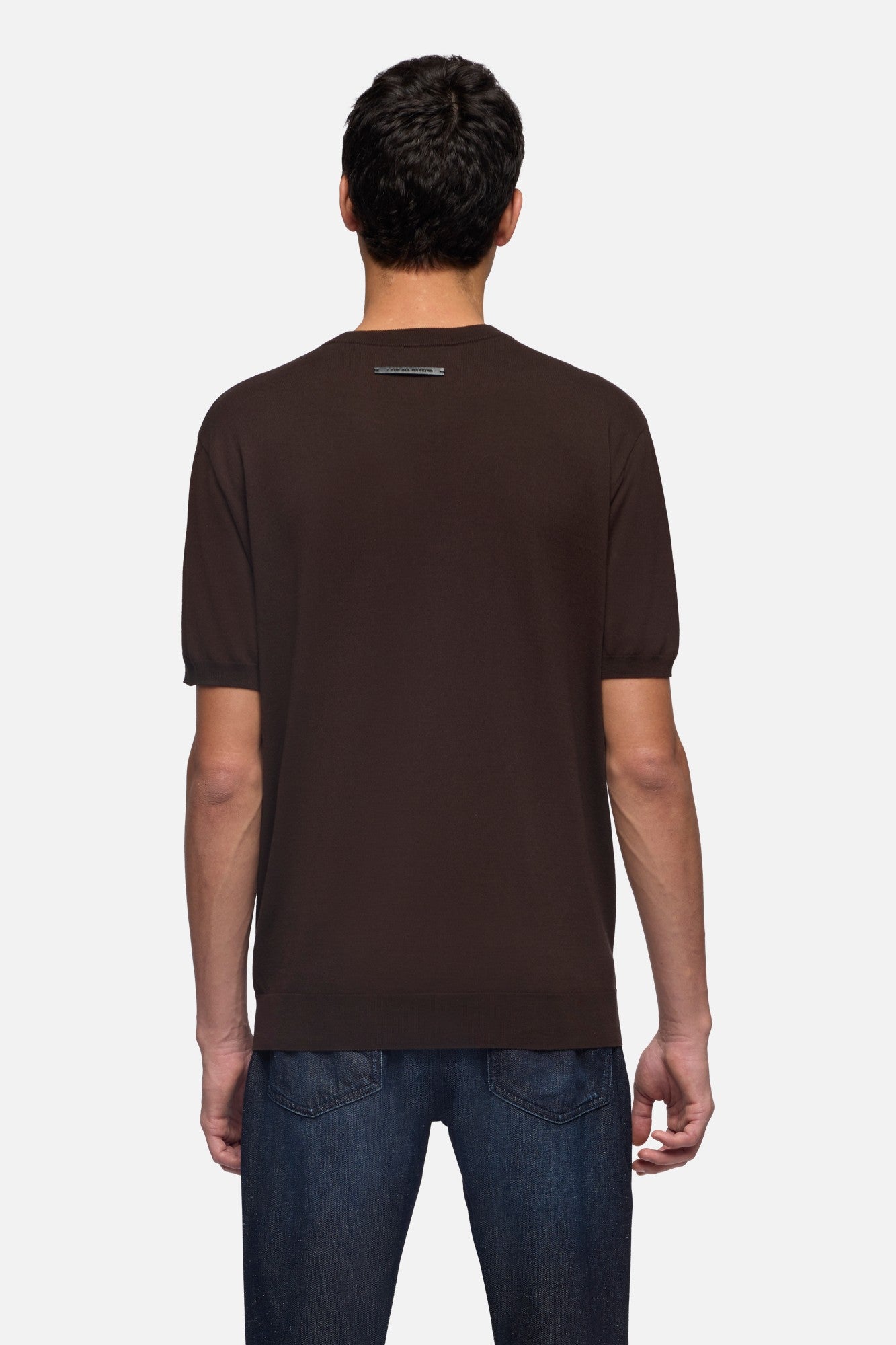 7-for-all-mankind-classic-short-sleeve-pullover-espresso image 5