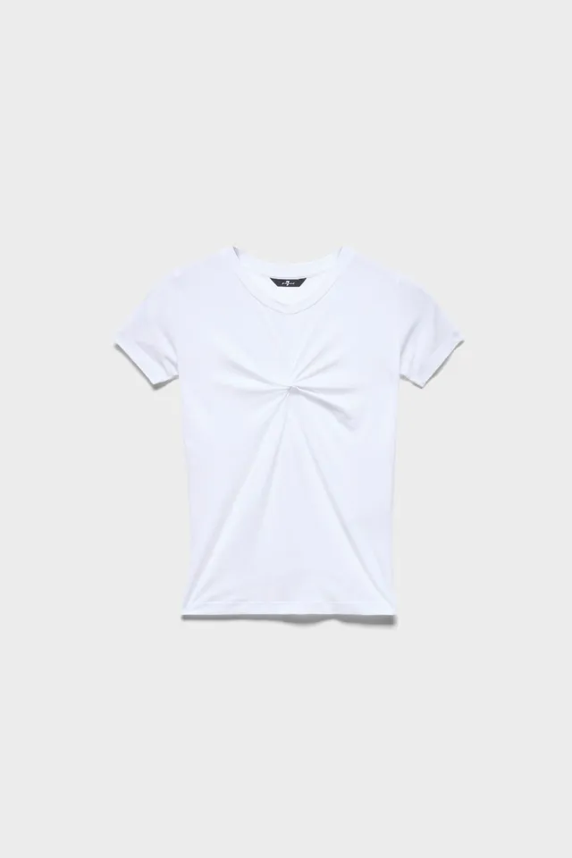 7-for-all-mankind-twisted-tee-lyocell-t-shirt-optical-white image 1
