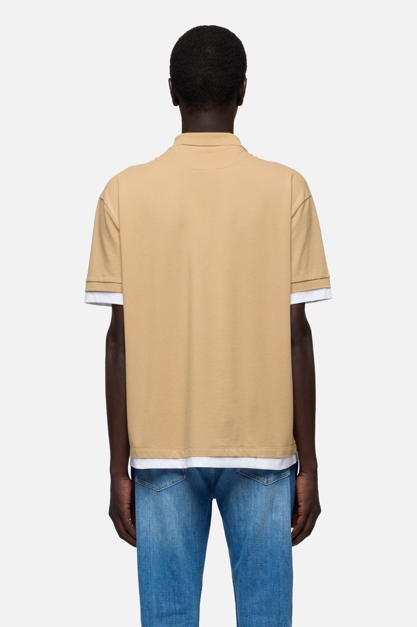 7-for-all-mankind-double-layer-polo-herren-shirt-tan image 5