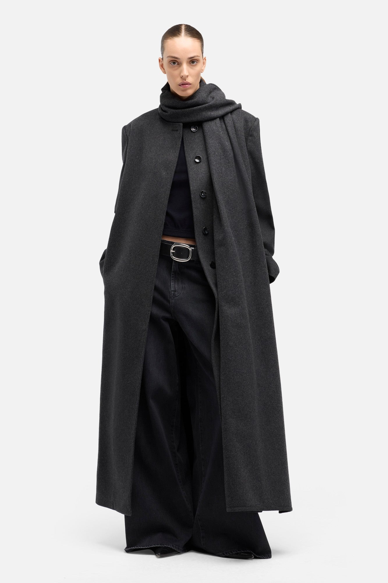 7-for-all-mankind-wool-cashmere-scarf-coat-in-dunkelgrau image 2