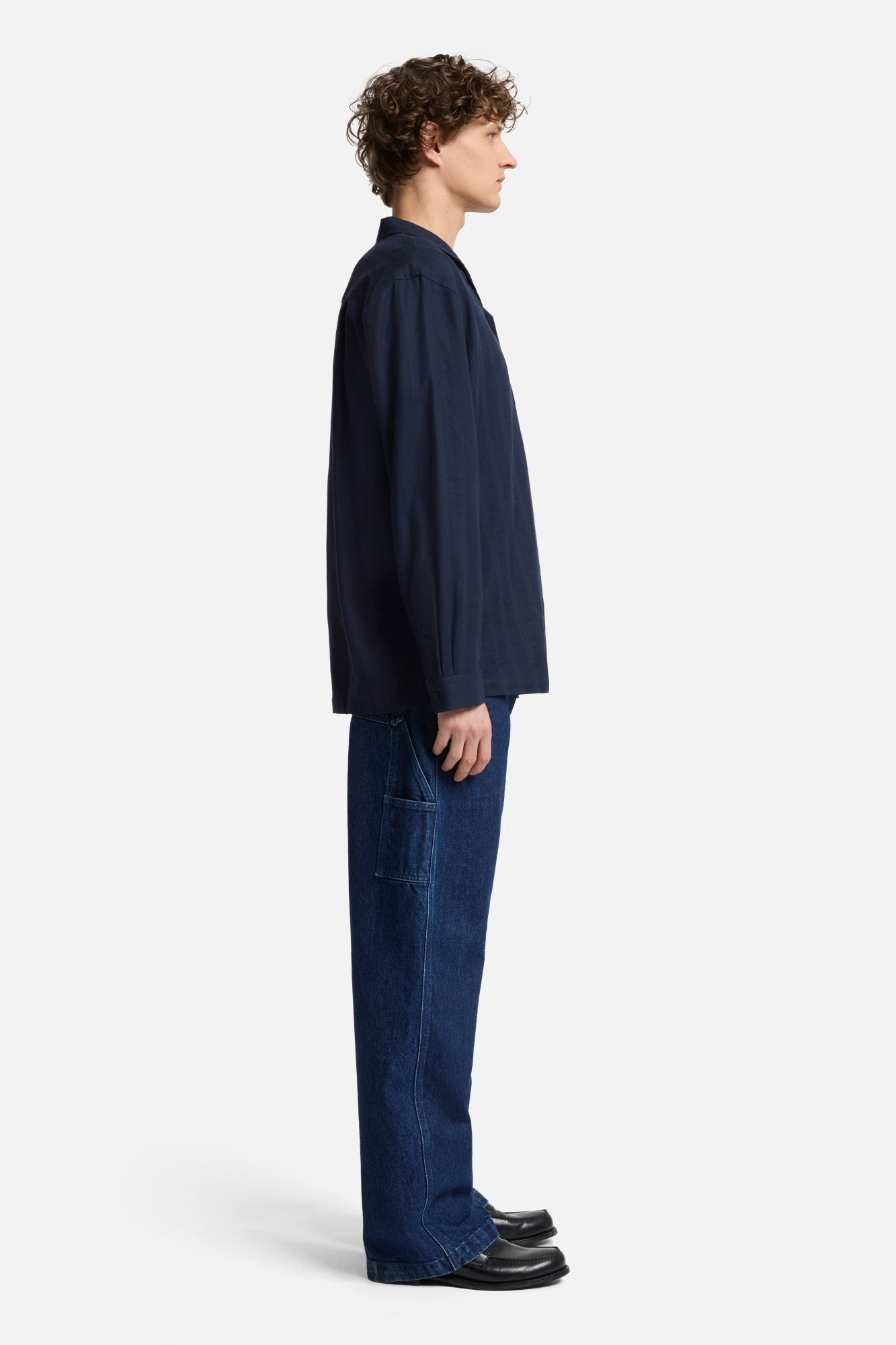 7-for-all-mankind-linen-blend-long-sleeve-camp-shirt-navy-herren-hemd image 6