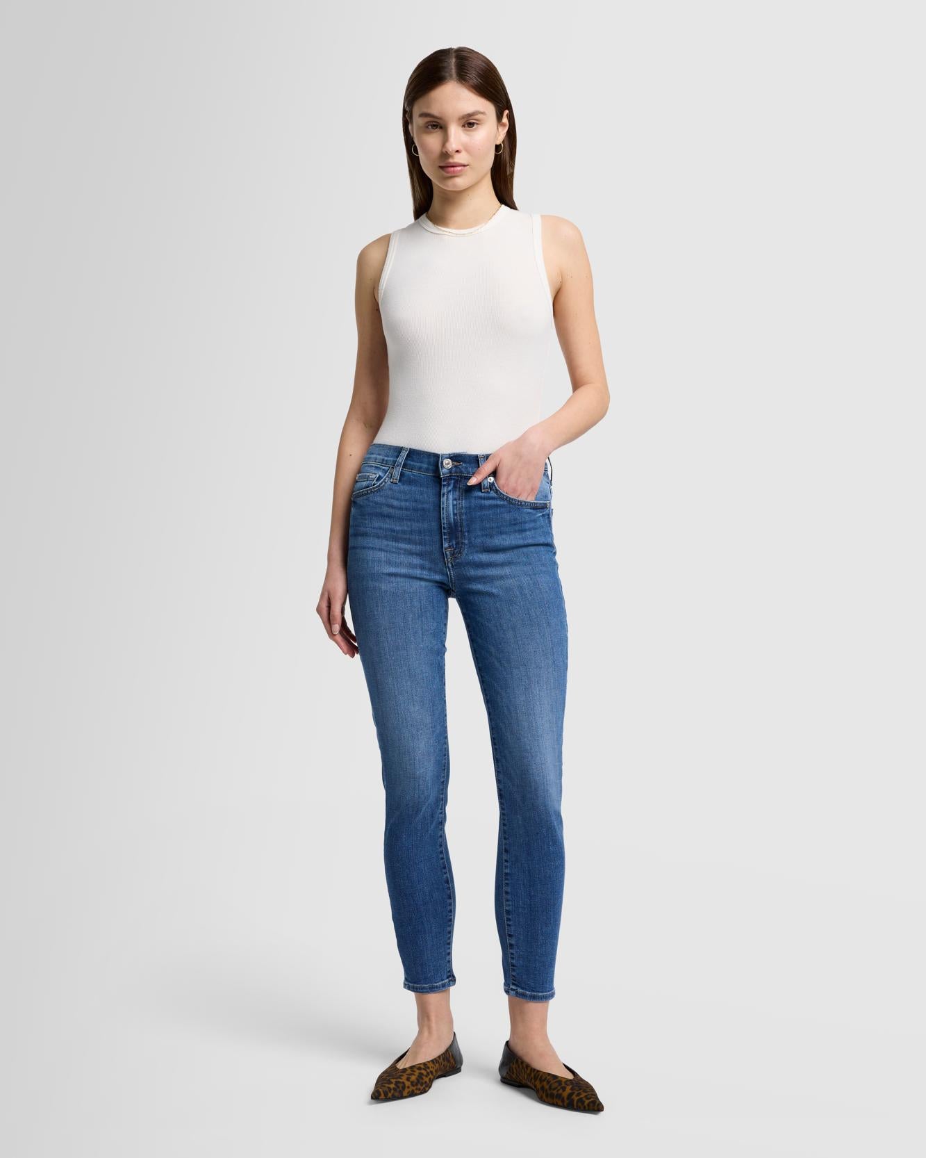 7-for-all-mankind-high-waist-ankle-skinny-jeans-marsh-damen image 2