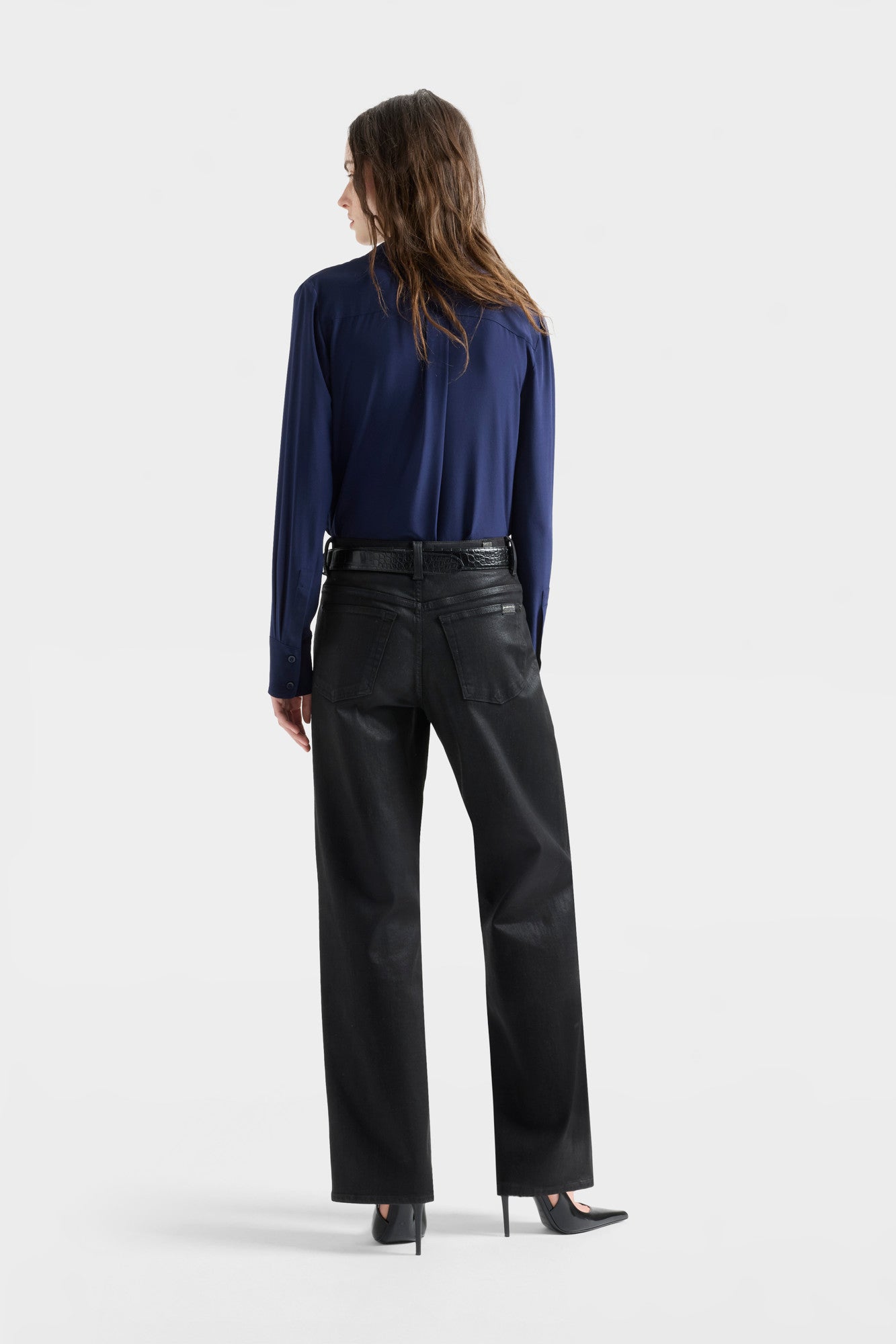 7-for-all-mankind-long-sleeve-slim-fit-bluse-silk-navy-blue image 5