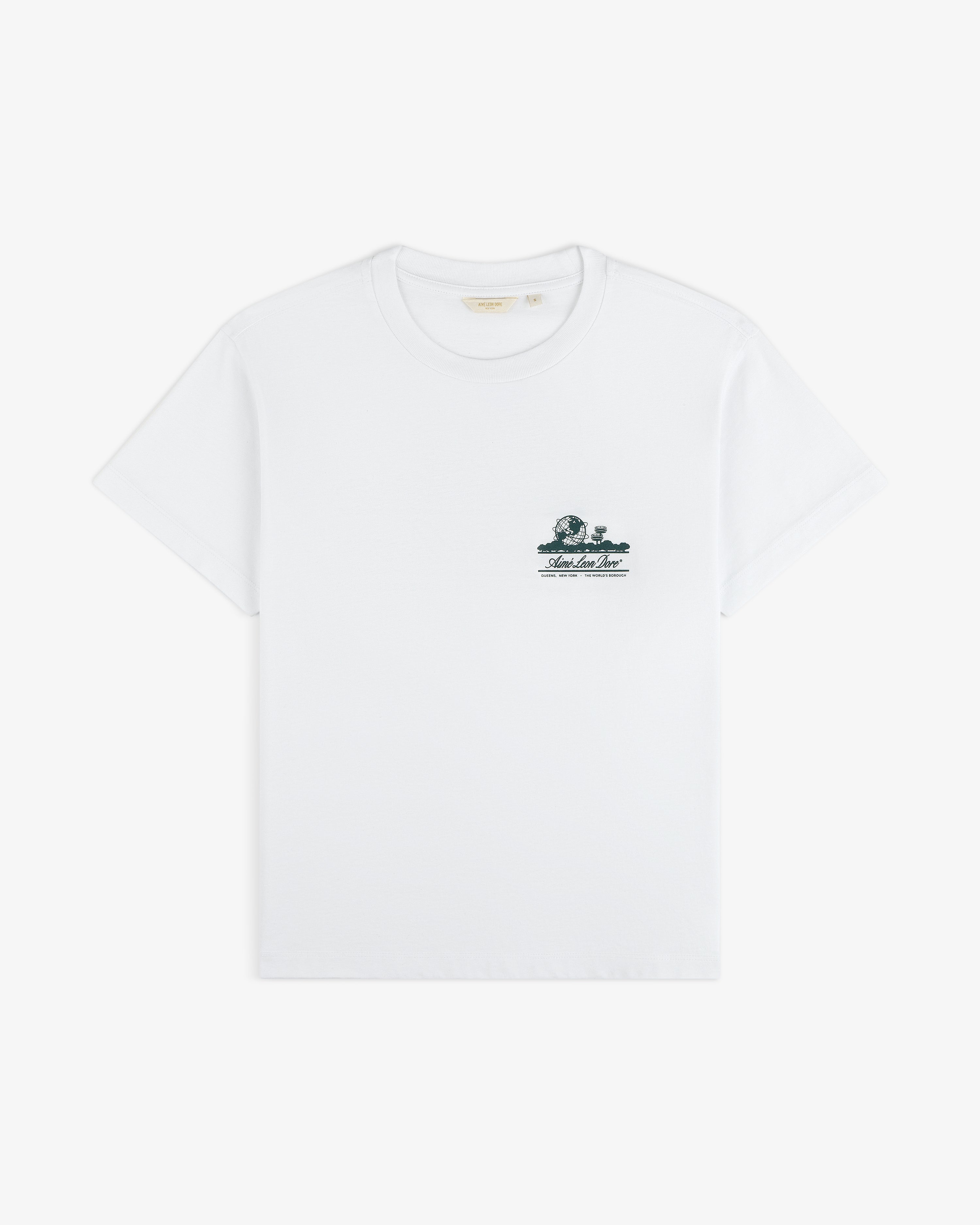 aim-leon-dore-cropped-unisphere-tee-t-shirt-wei-aloe-blend-boxy image 4